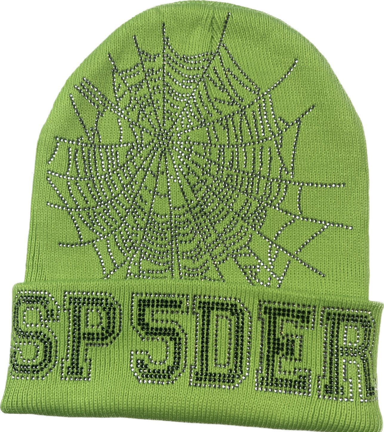Sp5der Sp5der Rhinestone Beanie Size ONE SIZE - 1 Thumbnail