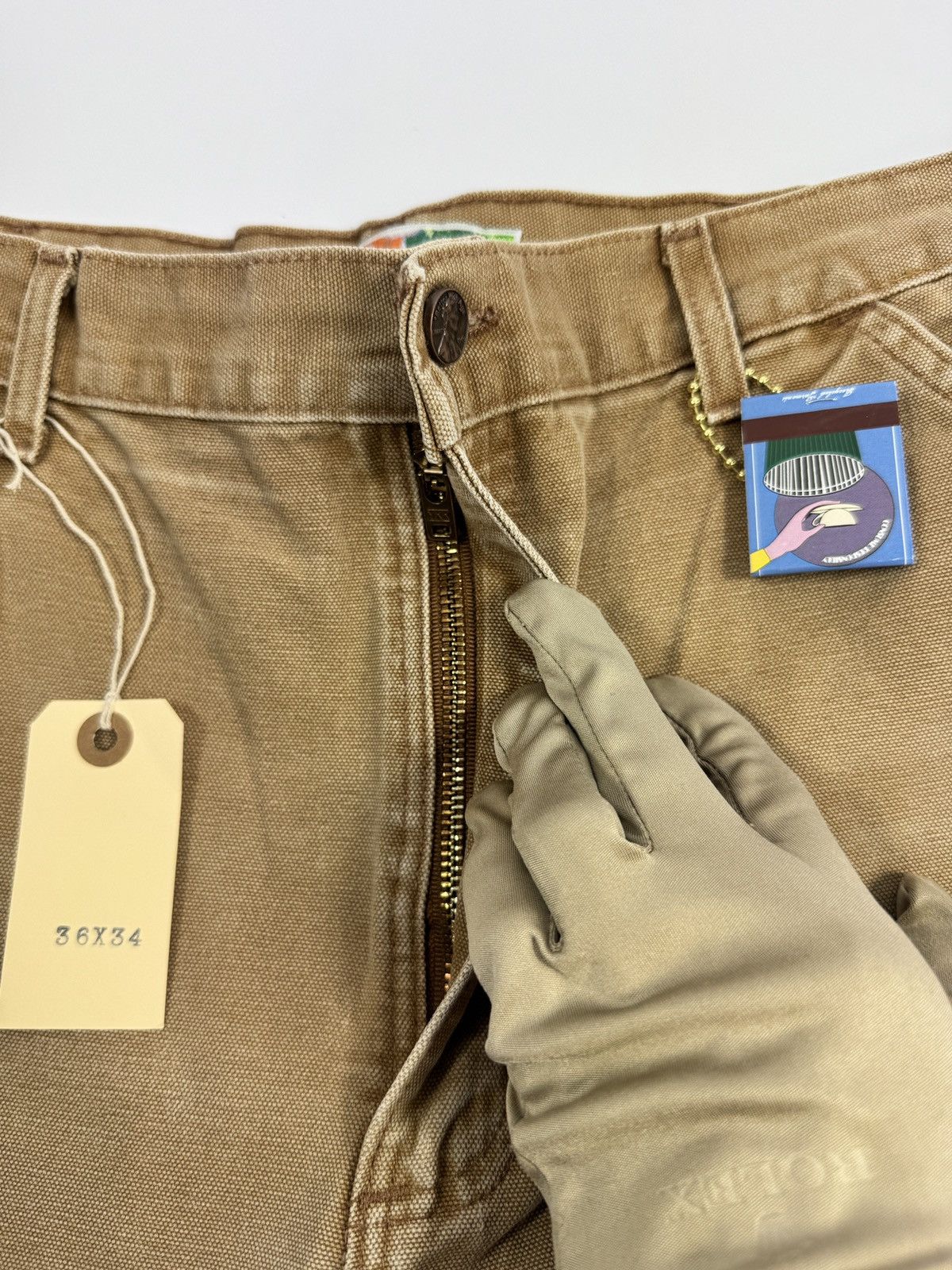 Better With Age GENTLEMENS PATCH WORK CARHARTT CARPENTER TROUSERS Size US 36 / EU 52 - 5 Thumbnail