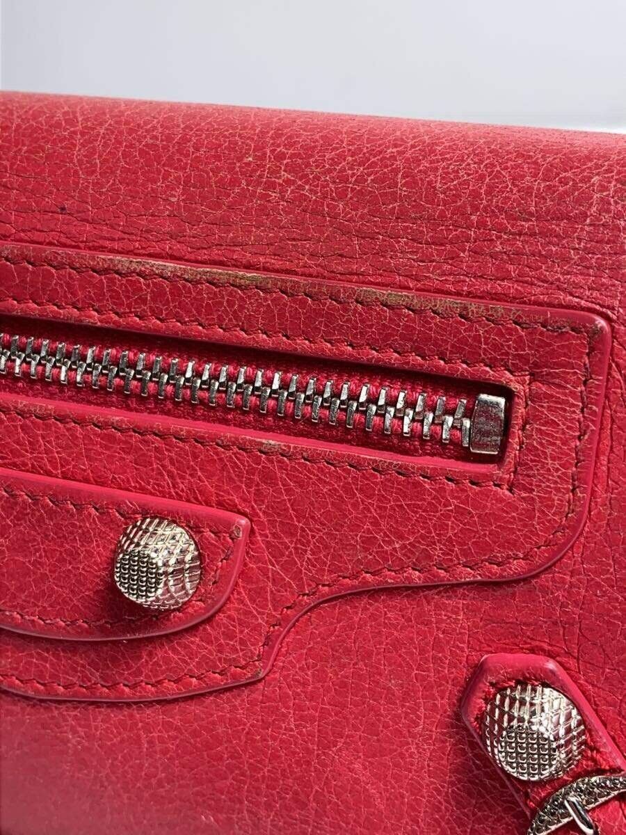Balenciaga Balenciaga Leather Long Wallet Pink Rose Bi-Fold Size ONE SIZE - 9 Thumbnail