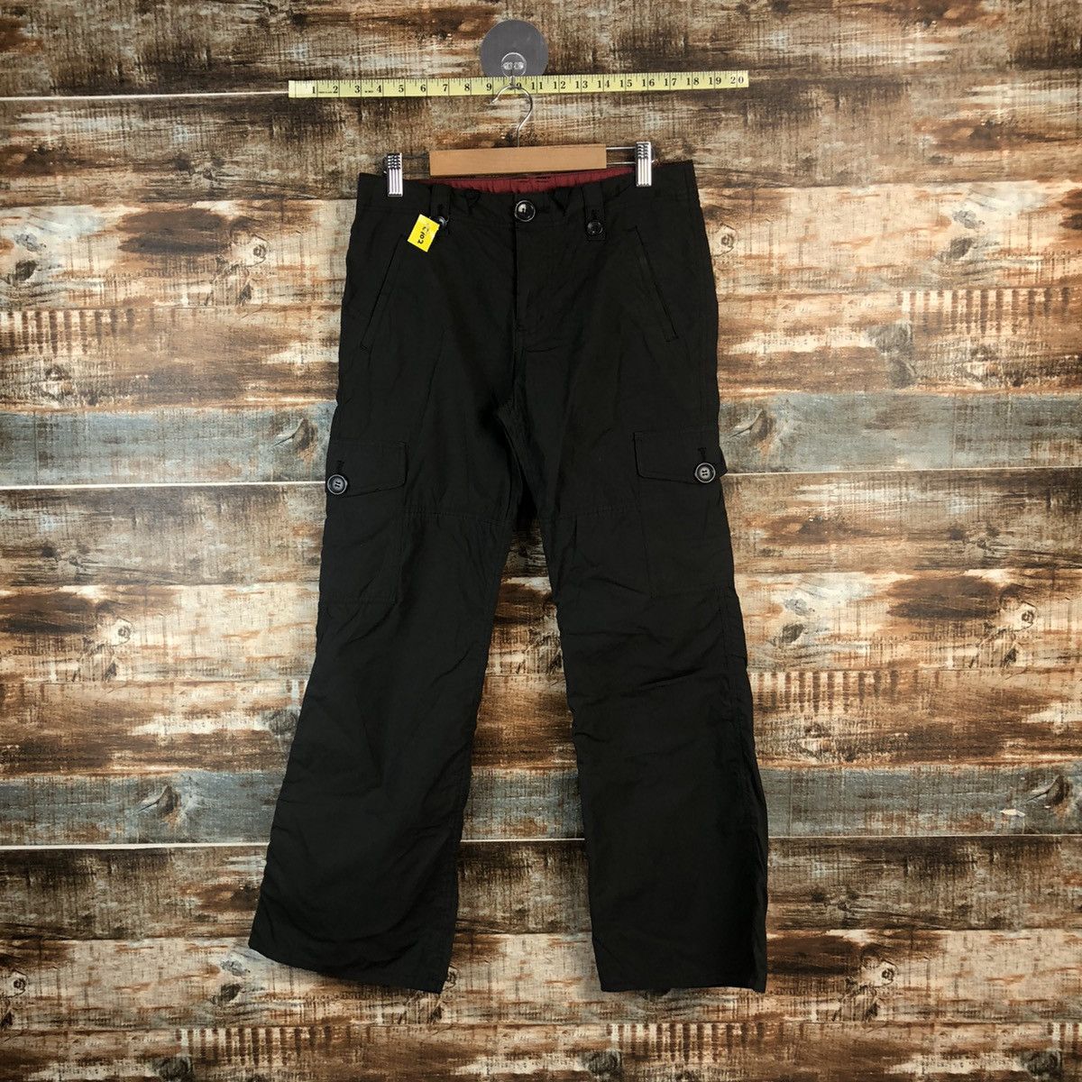 Japanese Brand DL Japanese Brand Black Cargo Multipocket Pants #C702 Size US 28 / EU 44 - 1 Thumbnail