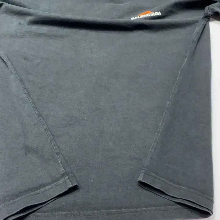 Balenciaga Balenciaga SS22 Black Logo Short Sleeve T-Shirt 0079-2507 Size M / US 6-8 / IT 42-44 - 7 Thumbnail