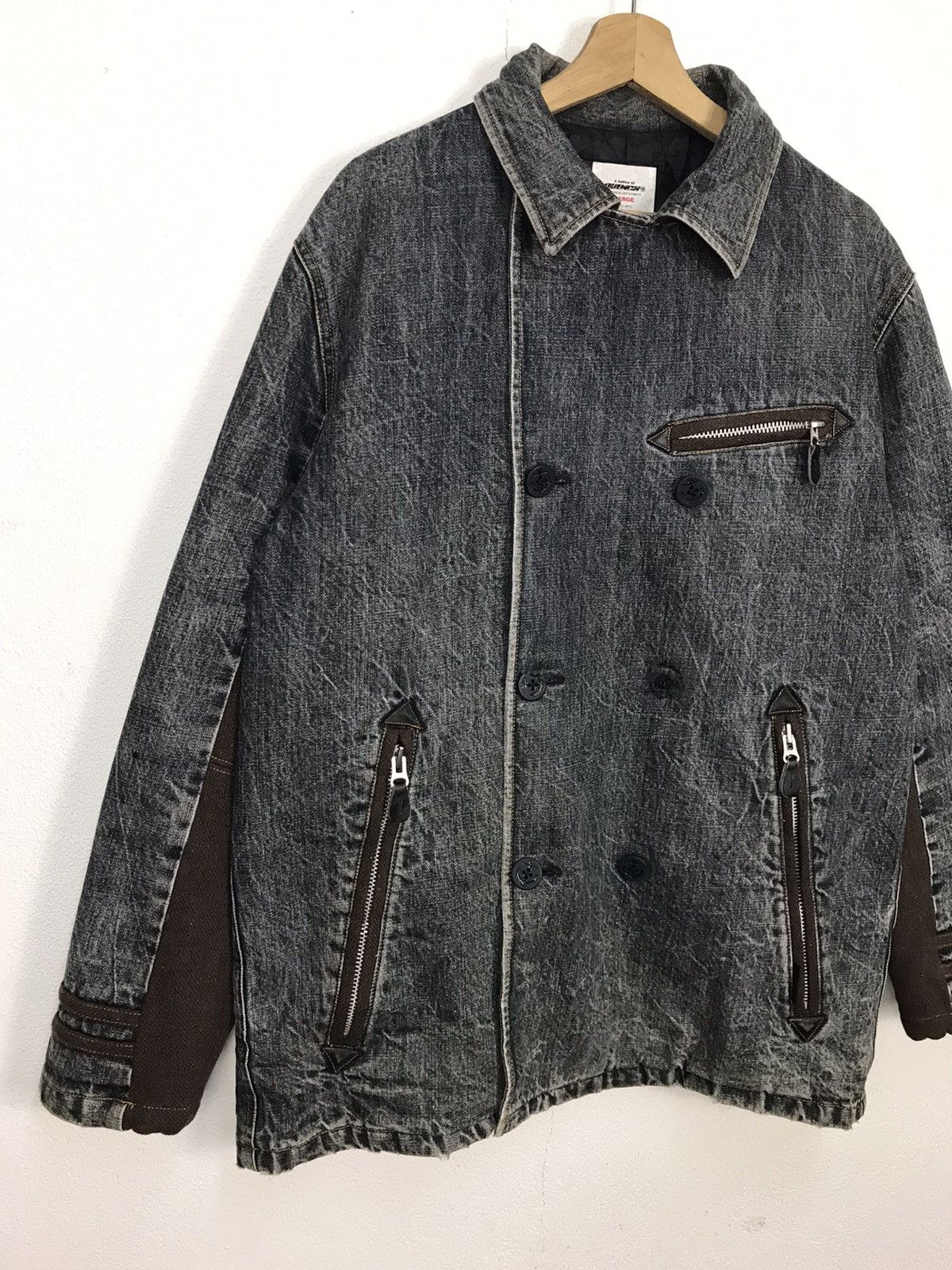 Japanese Brand × Vintage VINTAGE QUENGH Double Breasted Coat/Jacket Size US L / EU 52-54 / 3 - 4 Thumbnail