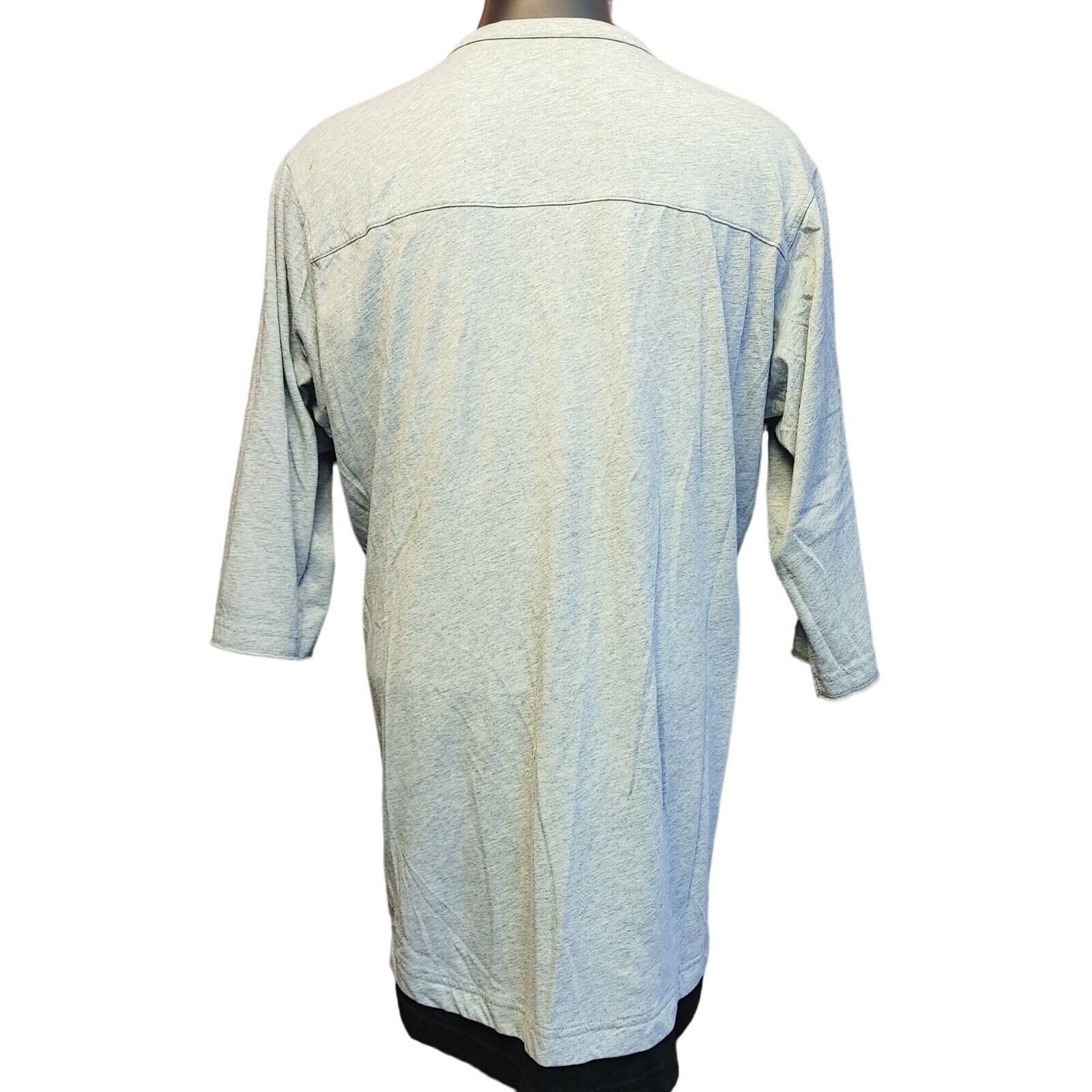 Nike Nike ✔ Dri-Fit Men's LG Baseball Tee Two Tone Gray Size US L / EU 52-54 / 3 - 2 Thumbnail