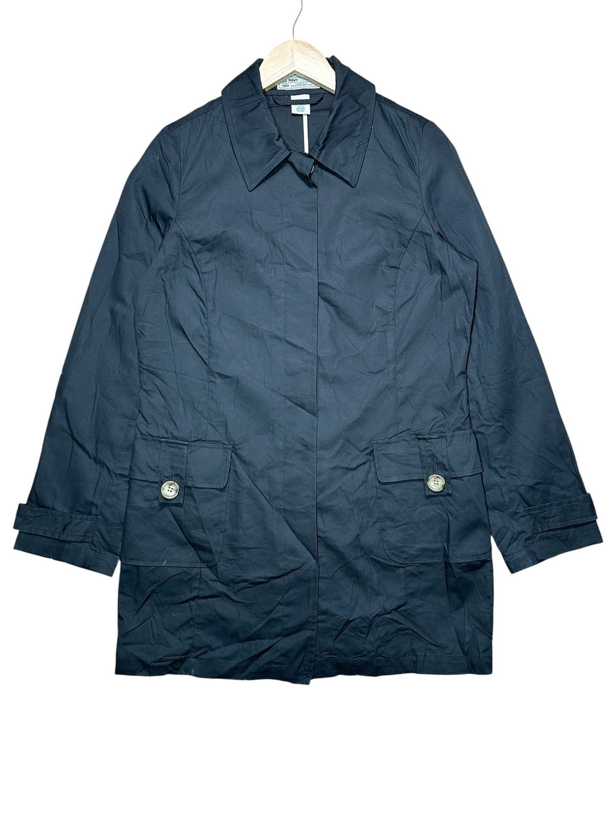 Old Navy Old Navy collared cotton trench coat Size US M / EU 48-50 / 2 - 1 Thumbnail