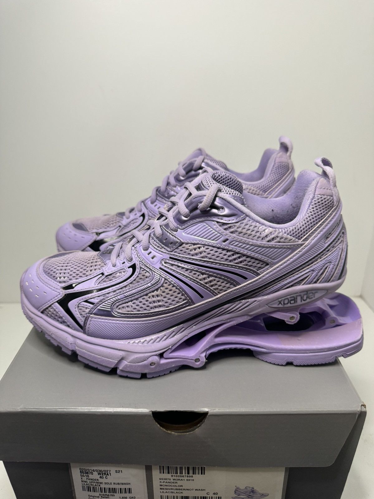 Balenciaga Balenciaga X-Pander Lilac Women Sneakers Sz 10 Size US 10 / IT 40 - 3 Thumbnail