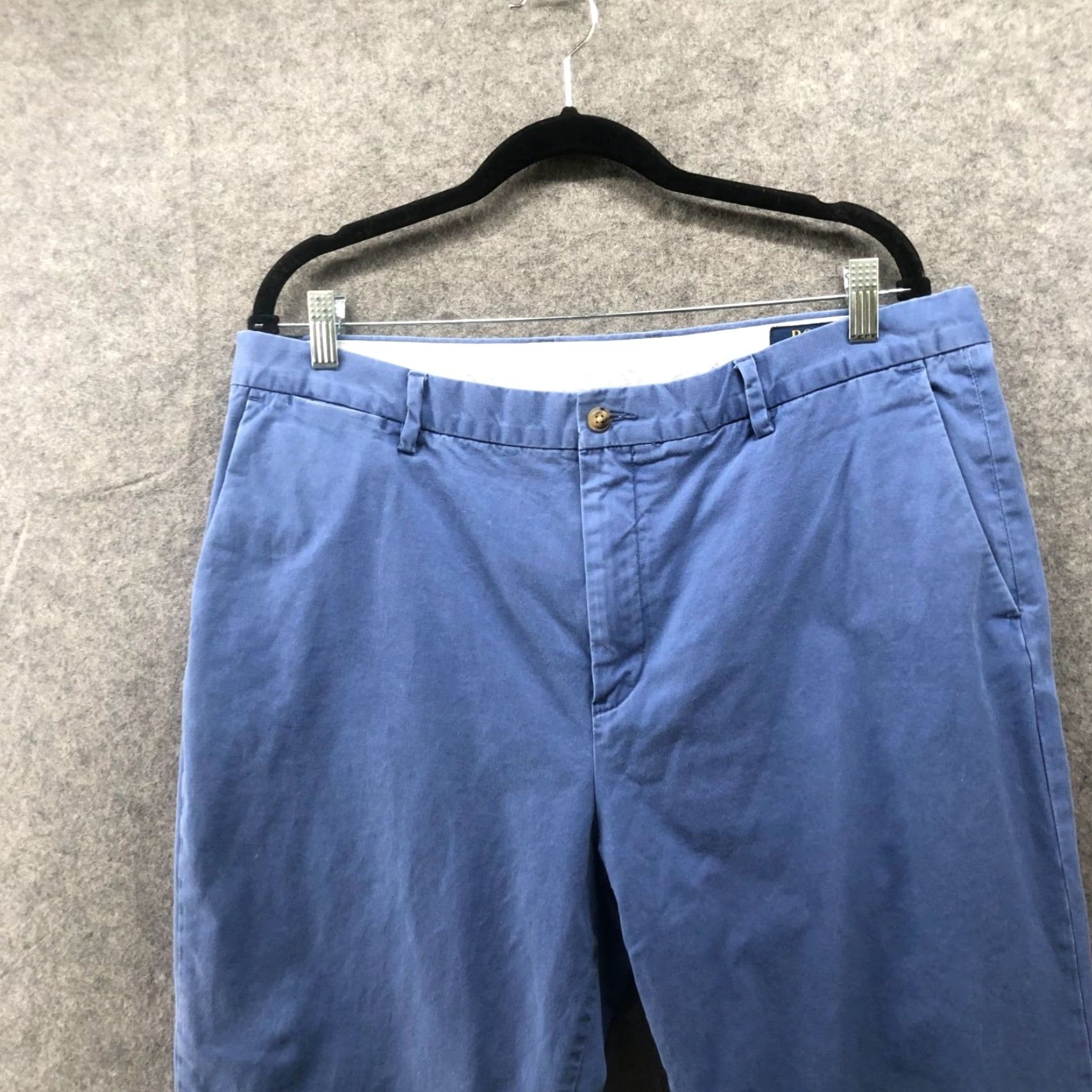 Polo Ralph Lauren Polo Ralph Lauren Classic Fit Chino Pants Mens 36 Light Blue Stretch Flat Front Size US M / EU 48-50 / 2 - 3 Thumbnail