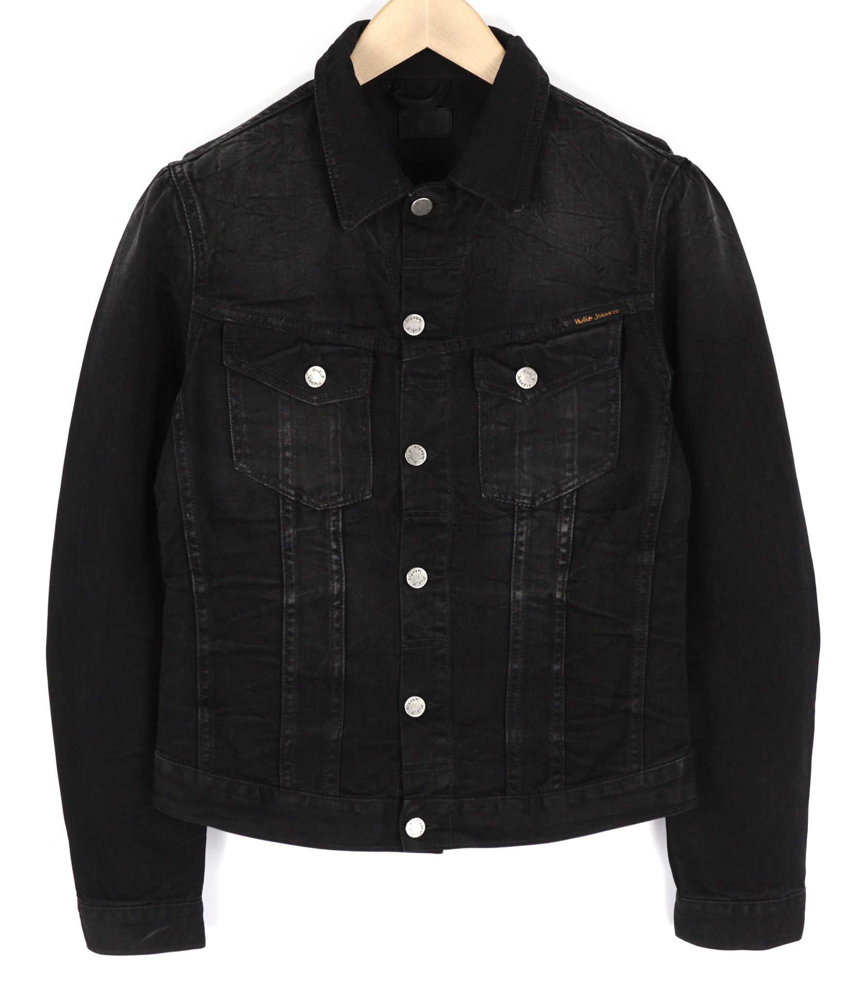 Nudie Jeans BILLY S Dark Shist Denim Jacket 81062 Size US S / EU 44-46 / 1 - 1 Thumbnail