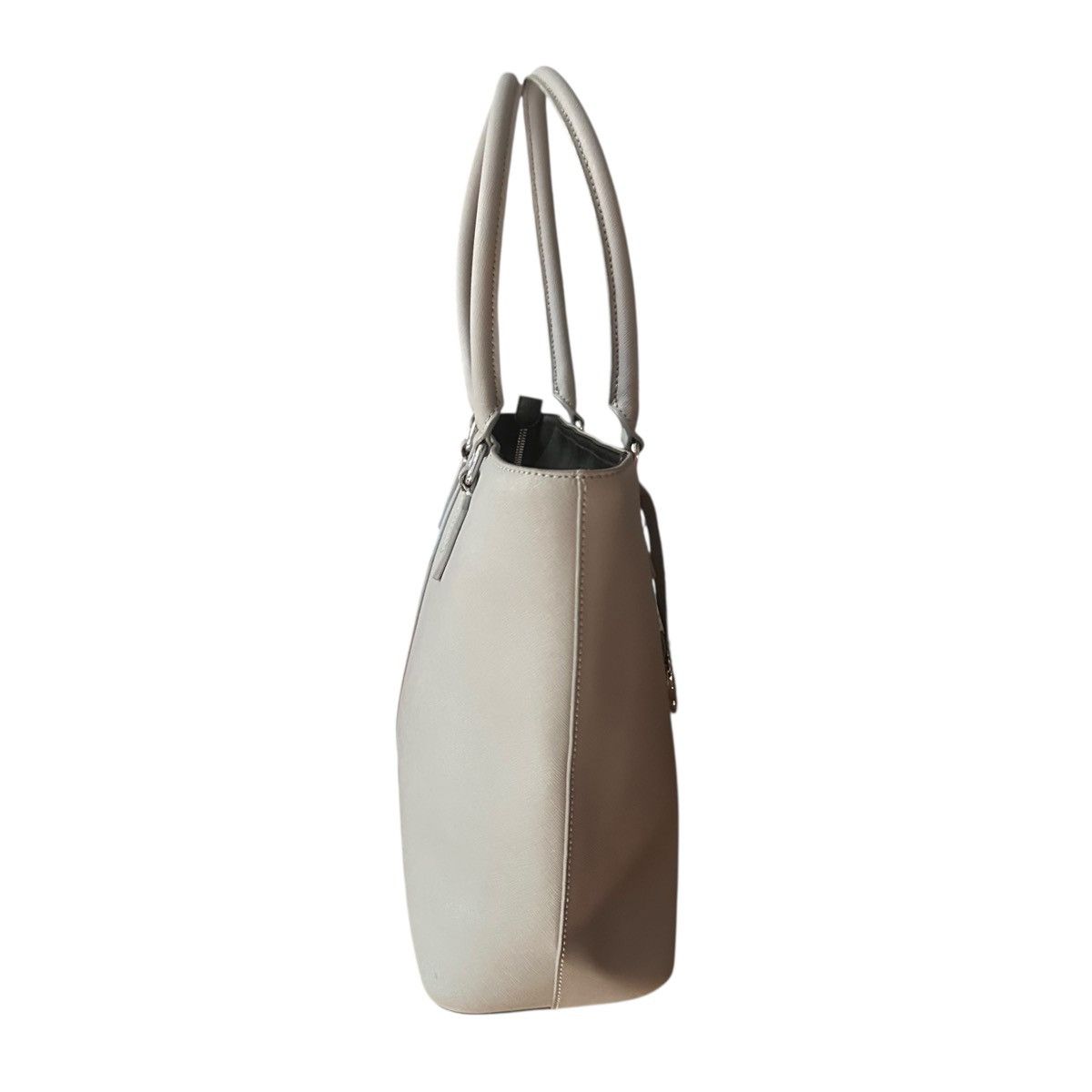 DKNY DKNY large gray Saffiano leather tote bag Size ONE SIZE - 2 Thumbnail