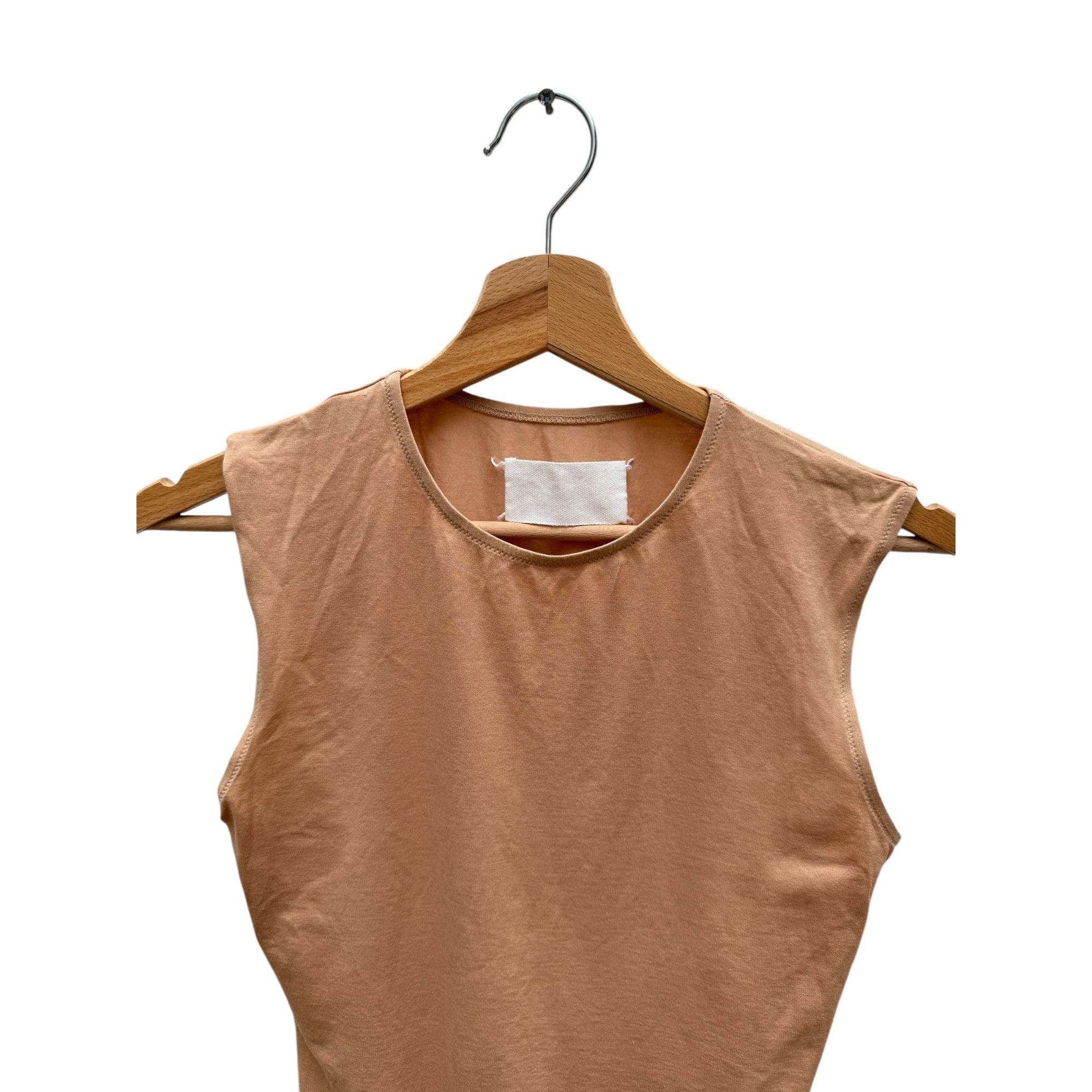 Maison Margiela SS 2007 Iconic Nude Bodysuit Top Size XS / US 0-2 / IT 36-38 - 4 Thumbnail