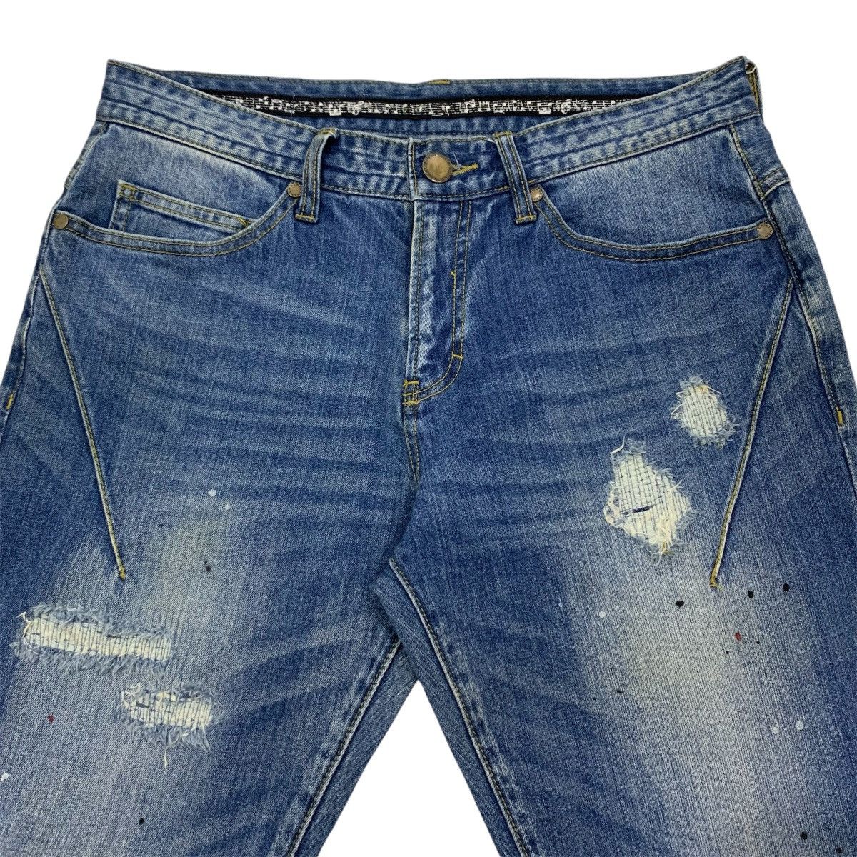 Number (N)ine Number Nine Splatter Jeans Size US 31 - 13 Thumbnail