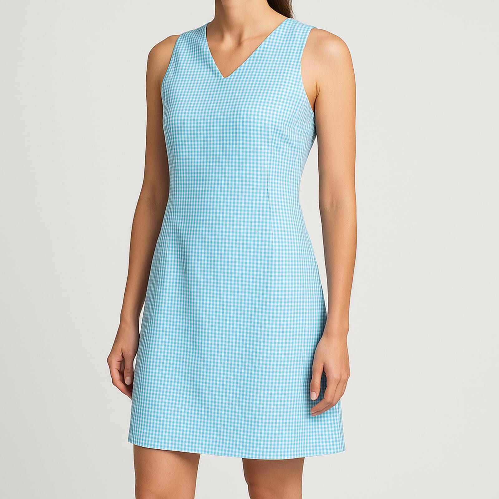 Faded Glory Faded Glory Vintage Blue & White Gingham Dress Womens Small Size S / US 4 / IT 40 - 2 Thumbnail