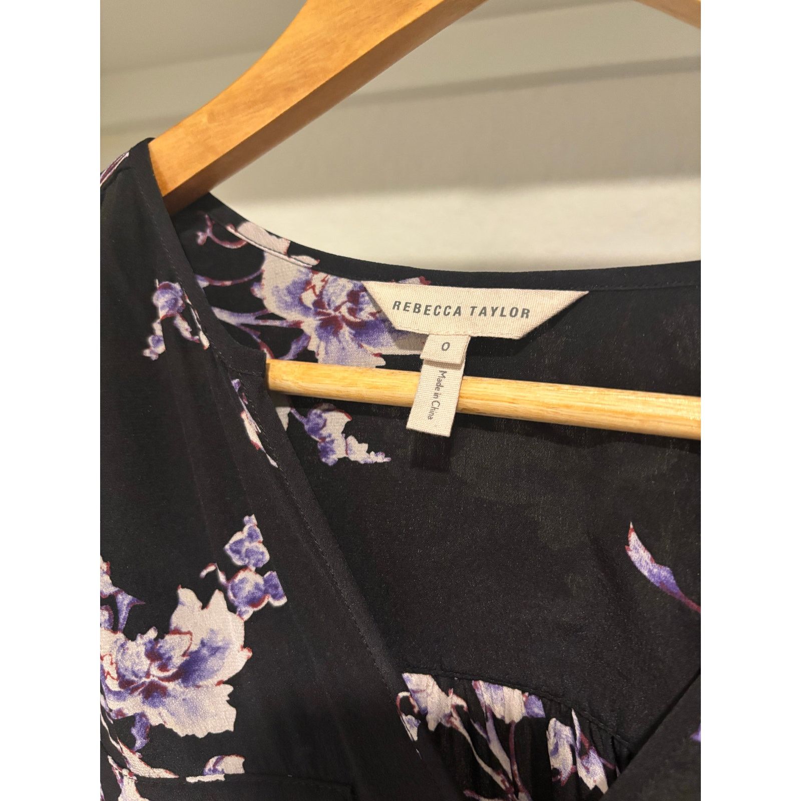 Rebecca Taylor NWOT Rebecca Taylor floral silk shirt dress size 0/small Size S / US 4 / IT 40 - 4 Thumbnail