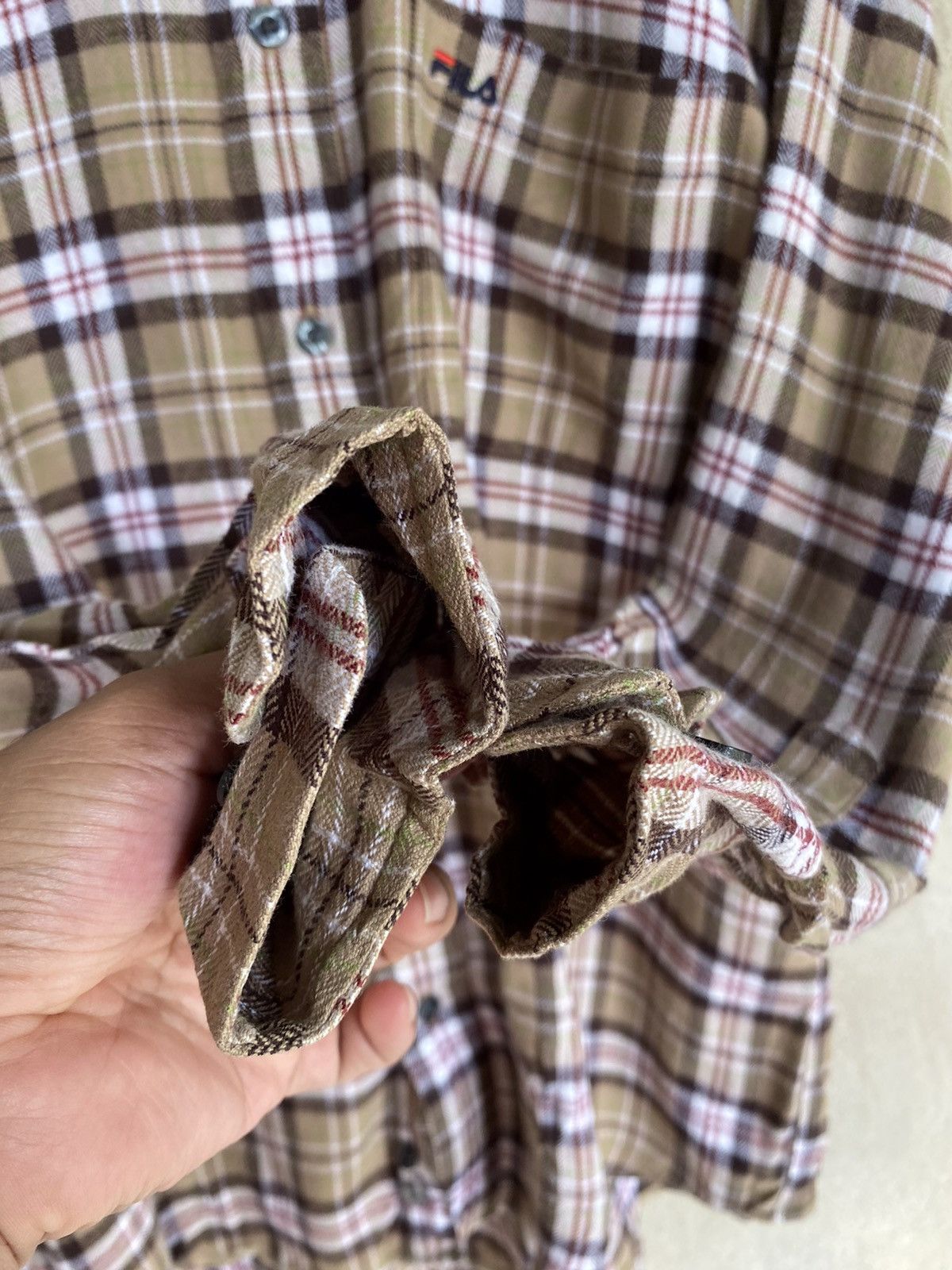 Fila Vintage Fila Plaid Tartan Flannel Shirt Button Up Size US L / EU 52-54 / 3 - 6 Thumbnail
