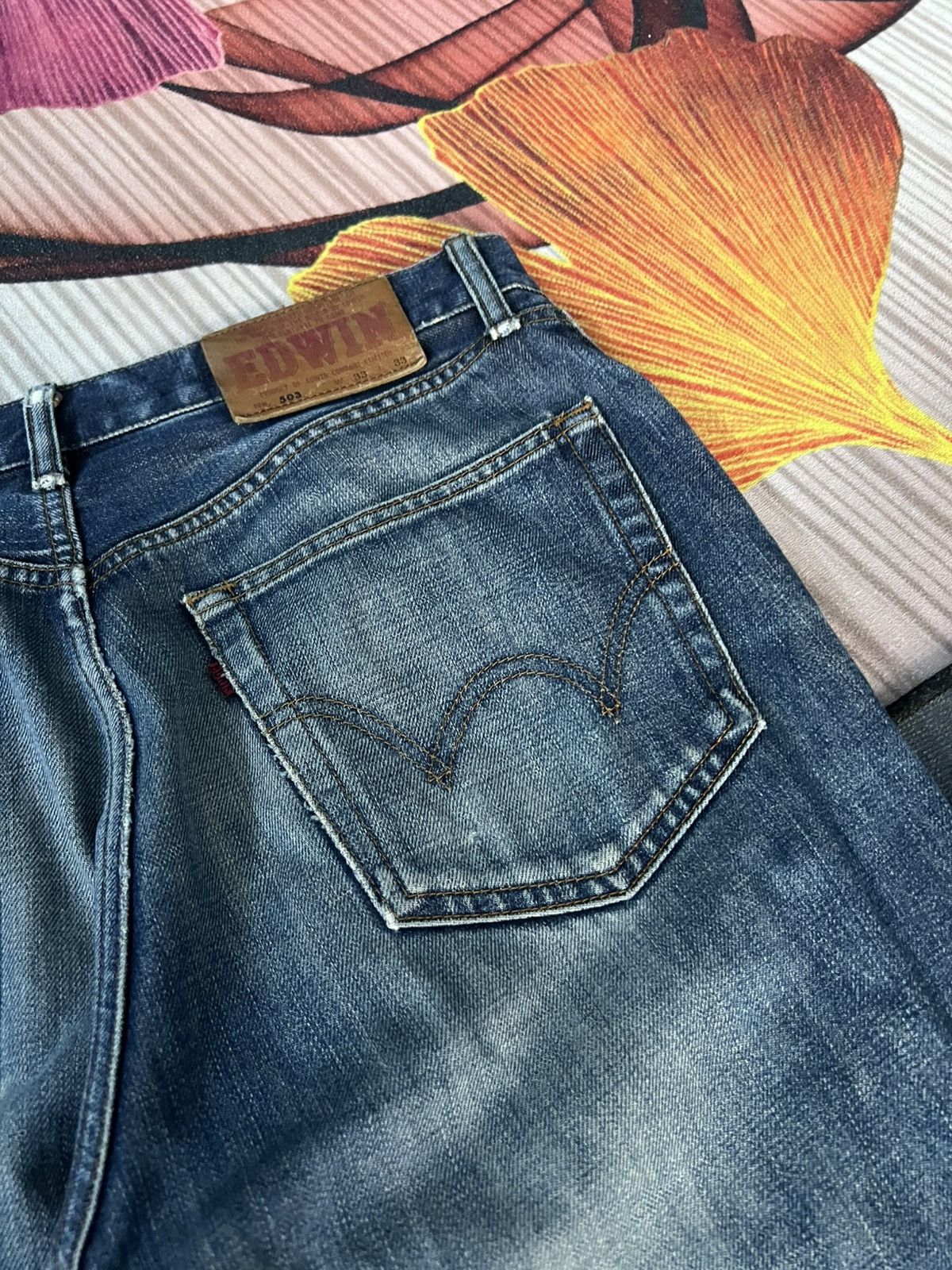Edwin VINTAGE EDWIN 503 DISTRESSED JEANS Size US 30 / EU 46 - 21 Thumbnail