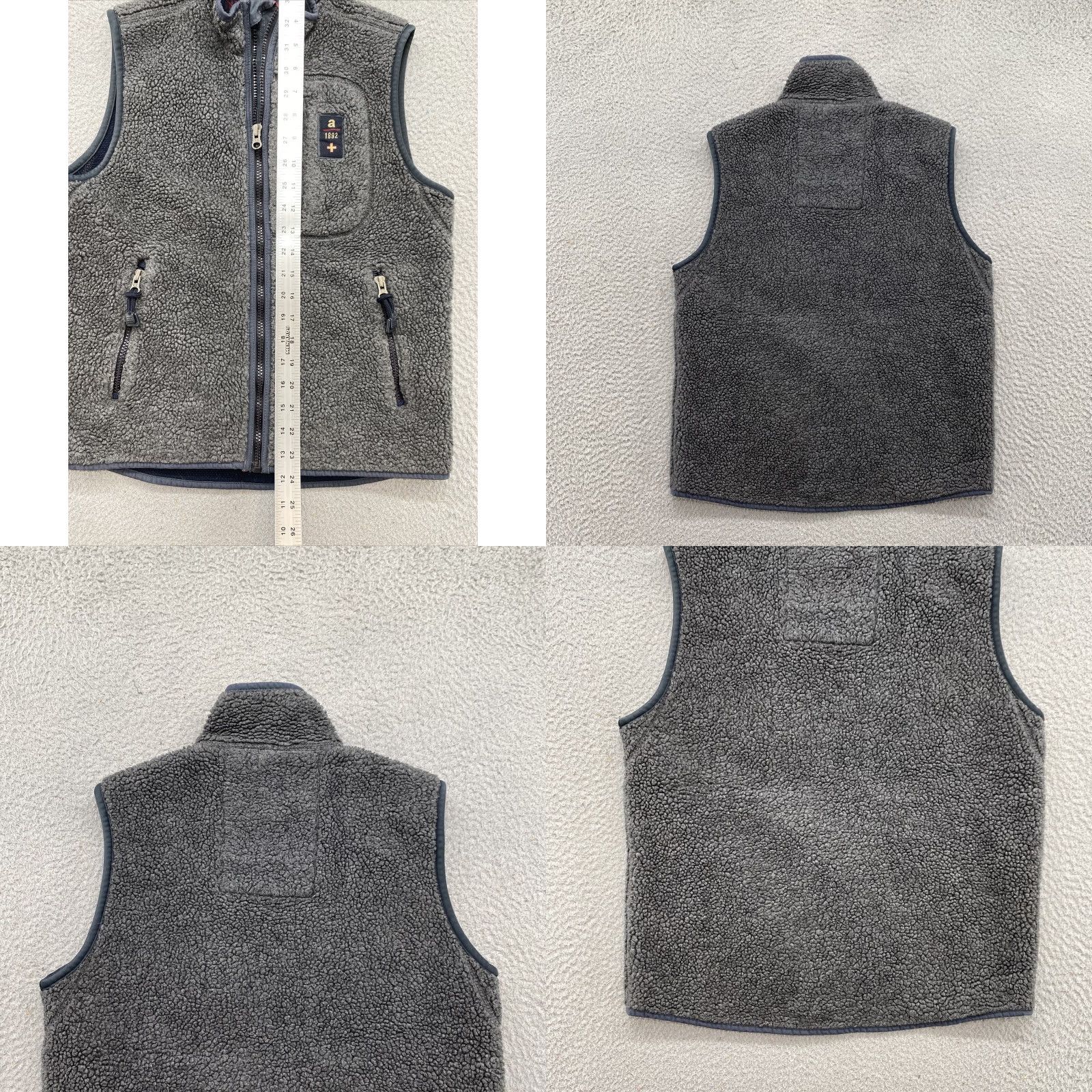 Abercrombie & Fitch Y2K Abercrombie & Fitch Gray Sherpa Full Zip Vest Women’s M Size M / US 6-8 / IT 42-44 - 8 Thumbnail