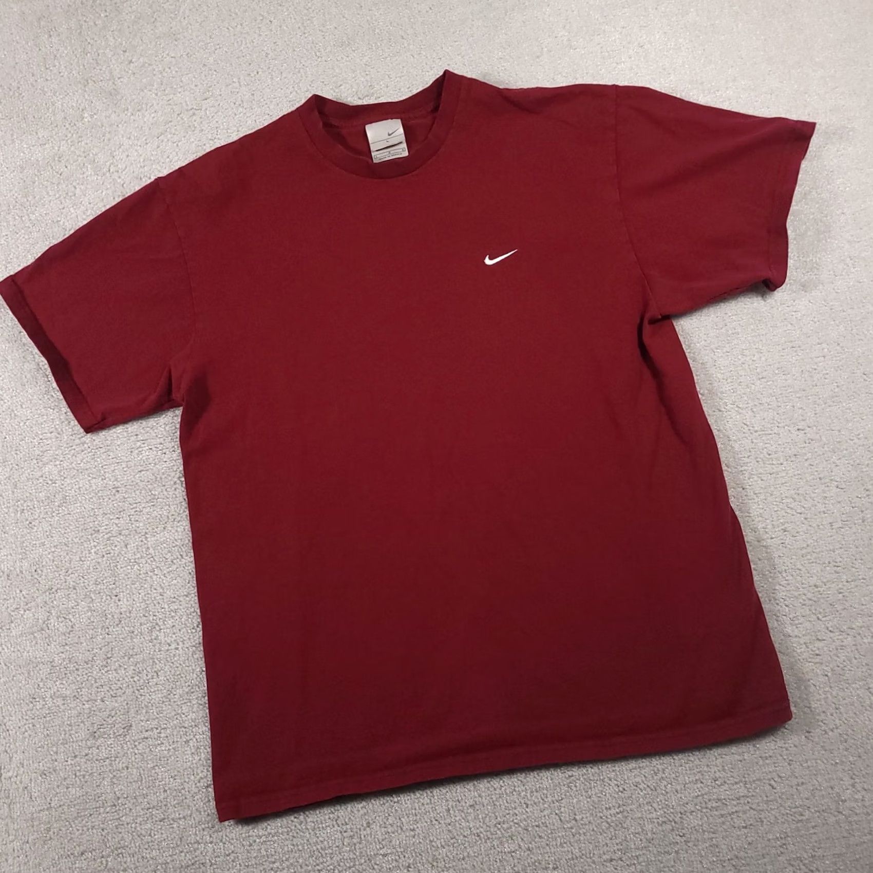 Nike VINTAGE Nike Shirt Men Large Red Embroidery Swoosh Crew Neck Y2K 2000s Streetwear Mens Blox Size US L / EU 52-54 / 3 - 2 Thumbnail