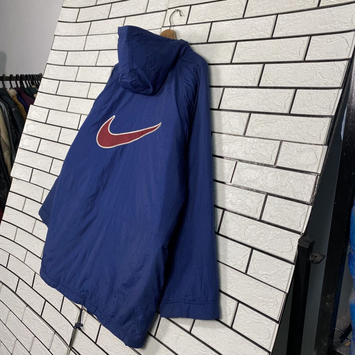 Nike 📌Vintage Nike Jacket Zipper Big Swoosh Blanket Size US L / EU 52-54 / 3 - 11 Thumbnail