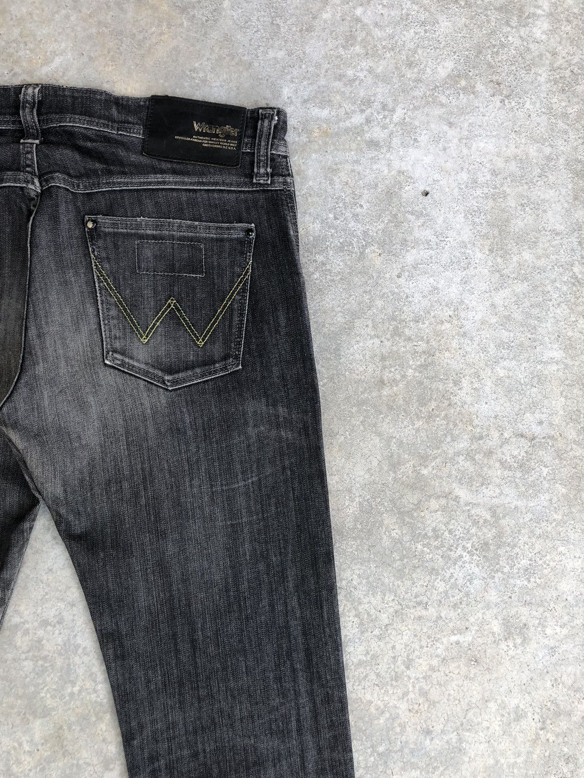If Six Was Nine Y2k Wrangler Flared Jeans Distressed Jeans Size US 33 - 10 Thumbnail