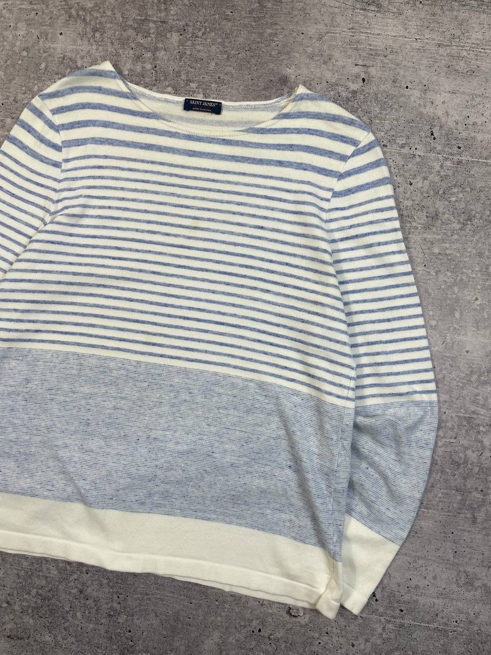 Saint James Vintage Saint James Stripped Long Sleeve Sweater Asap Rocky Size US M / EU 48-50 / 2 - 3 Thumbnail