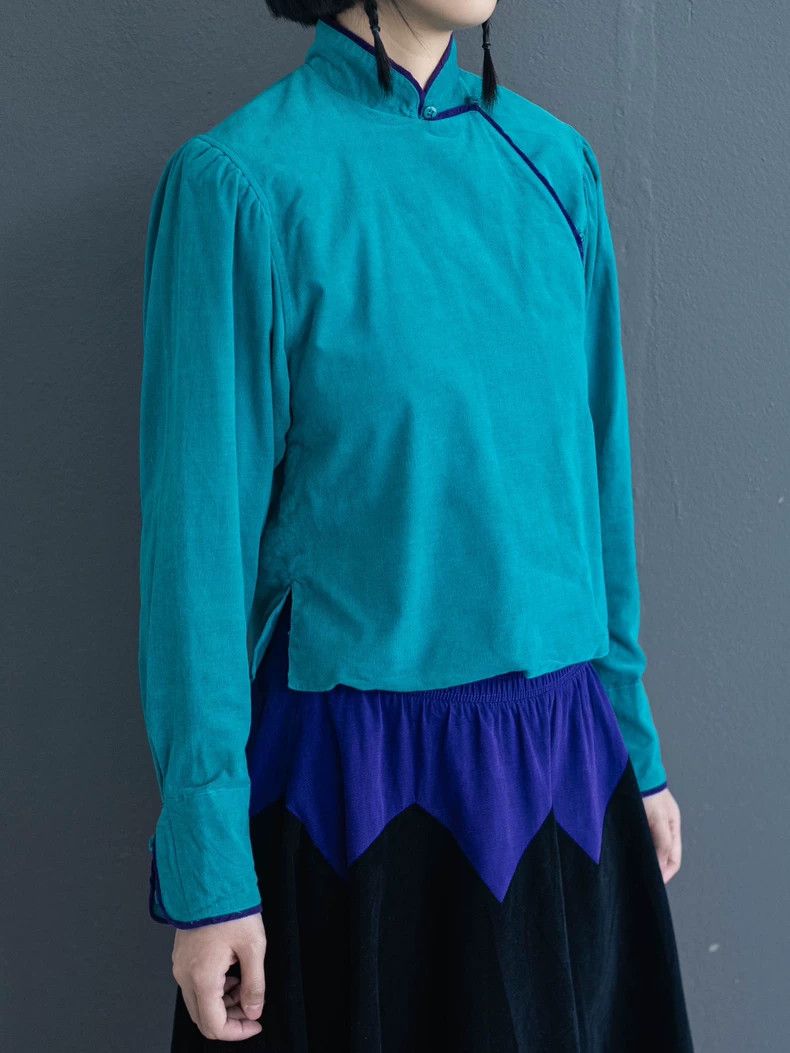 Kenzo KENZO Blue Chinese diagonal jacket vintage Size M / US 6-8 / IT 42-44 - 6 Thumbnail