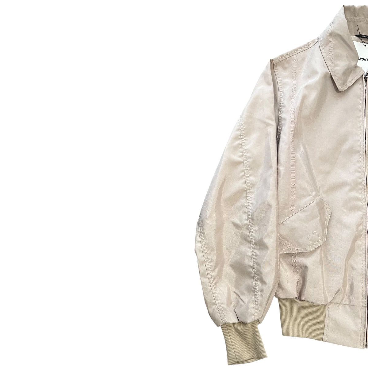 KANGHYUK KANGHYUK 2022SS Barcode Embossed Bomber Jacket Size US S / EU 44-46 / 1 - 2 Thumbnail