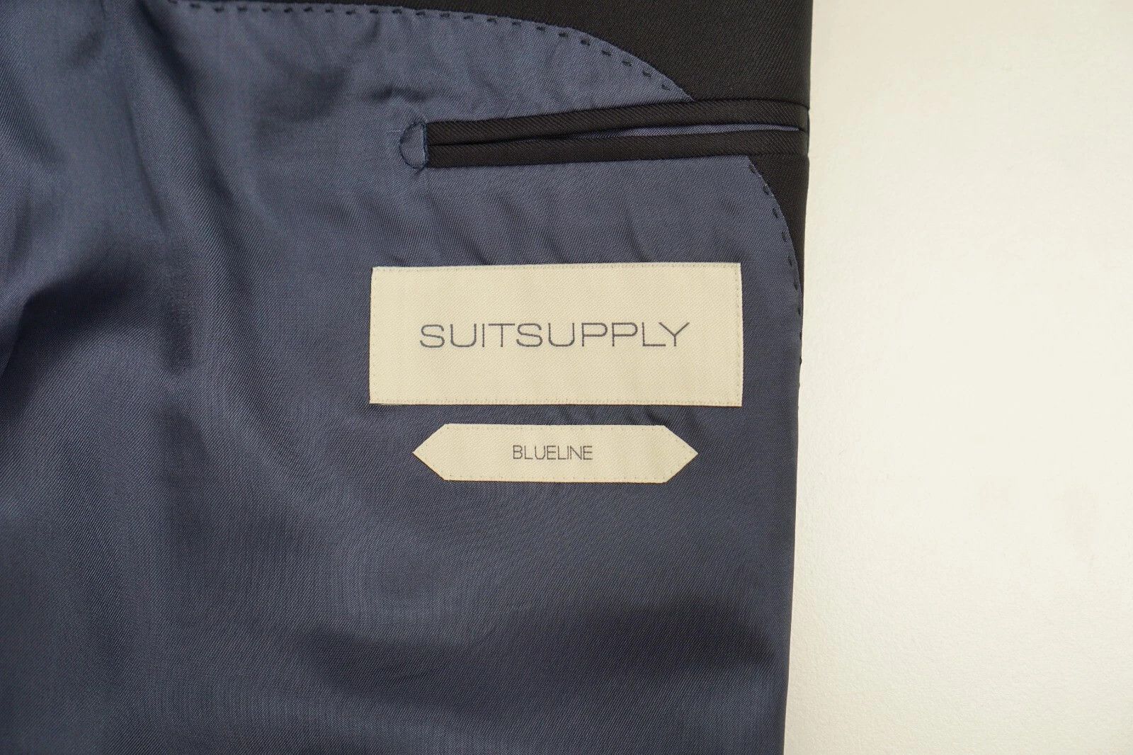 Suitsupply Men Suitsupply 3 Piece Suit Lazio Blueline Size 31 UK/US52S Size 52S - 3 Thumbnail