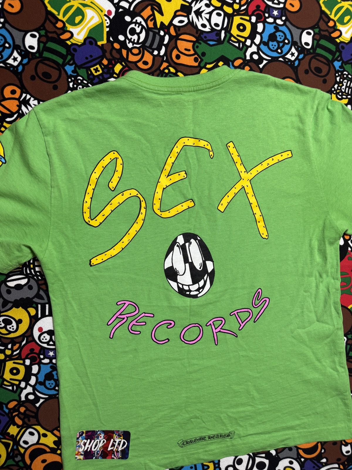 Chrome Hearts Chrome Hearts Matty Boy Green Records Logo Tee Size US M / EU 48-50 / 2 - 11 Thumbnail