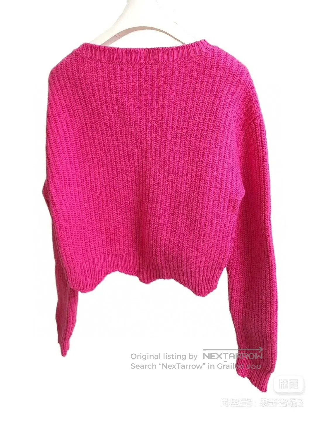 Dior pink cropped Dior sweater. Size S / US 4 / IT 40 - 2 Thumbnail
