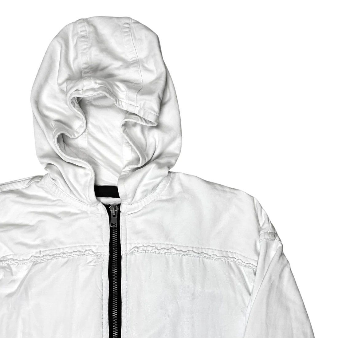 Haider Ackermann Haider Ackermann Distressed Panel Zip Hoodie - SS17 Size US L / EU 52-54 / 3 - 4 Thumbnail