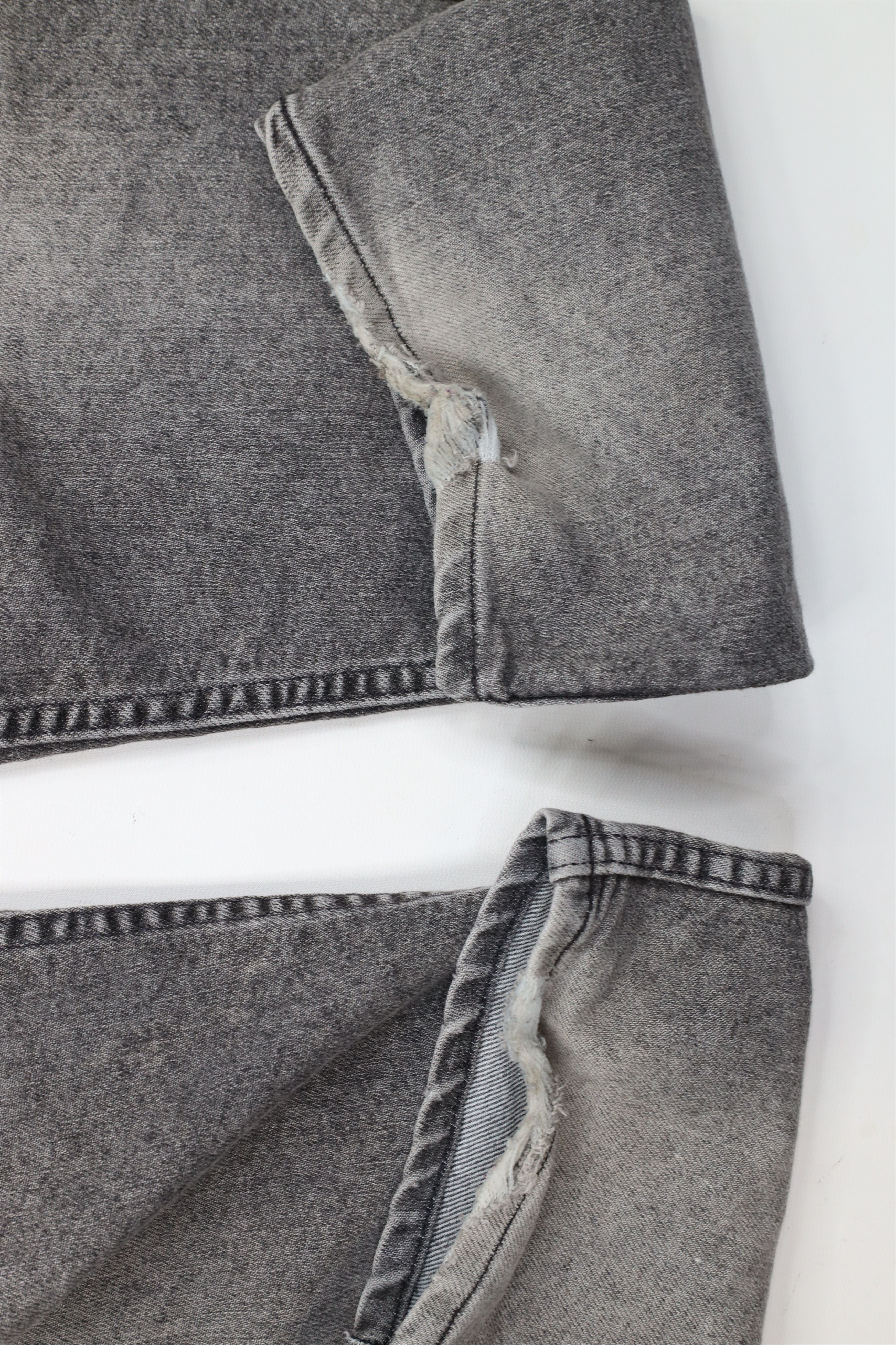 Levi's × Vintage Vintage 90s Levis 540 Flex Relaxed Fit Denim Jeans Gray Size US 36 / EU 52 - 5 Thumbnail