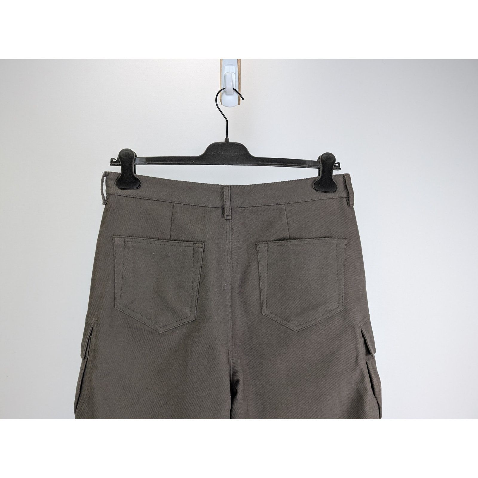 Rick Owens o1rshd1 Double Cargo Pants in Dust Size US 31 - 8 Thumbnail