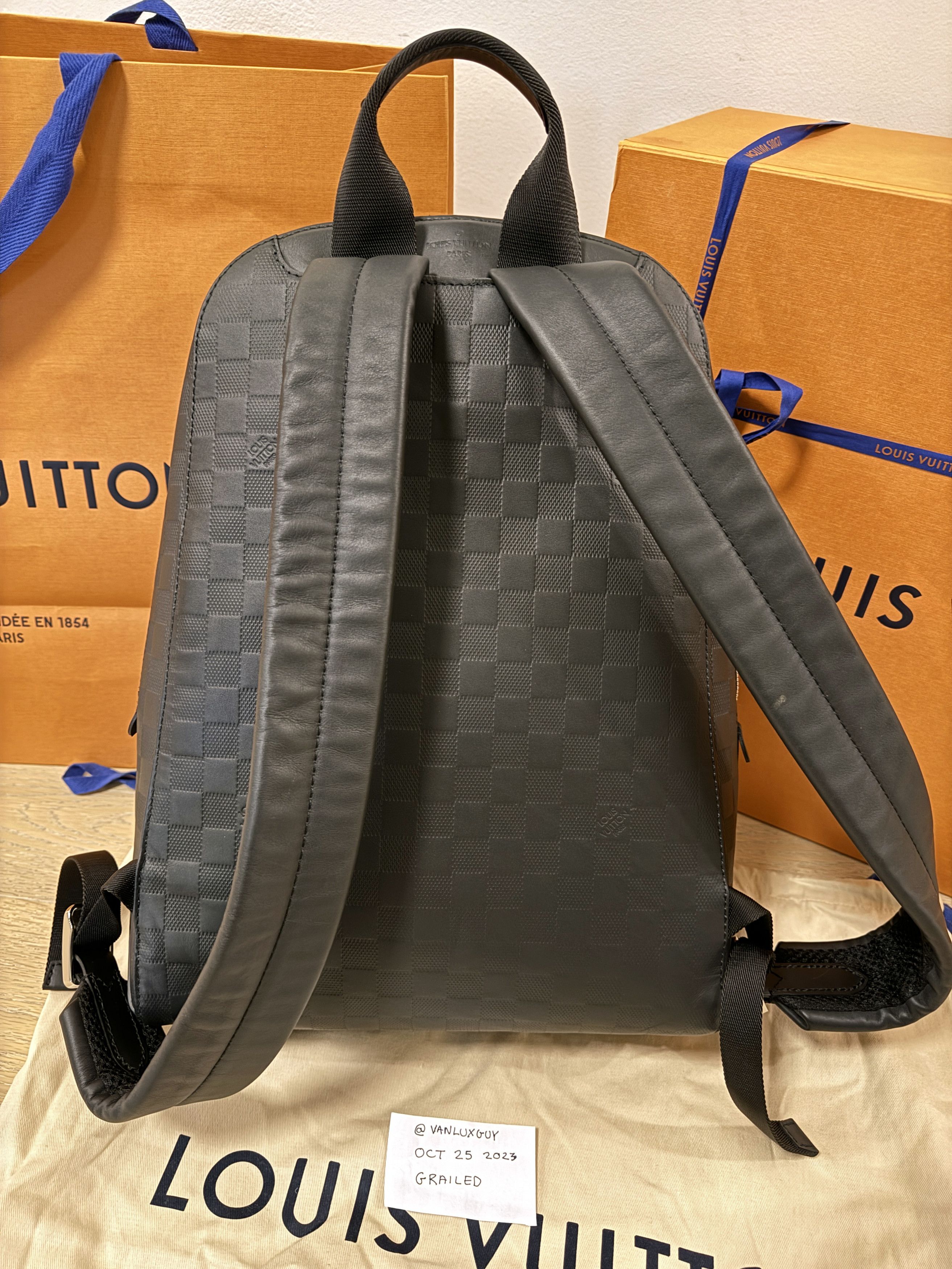 Louis Vuitton Louis Vuitton Damier Infini Campus Backpack *Authentic* Size ONE SIZE - 3 Thumbnail