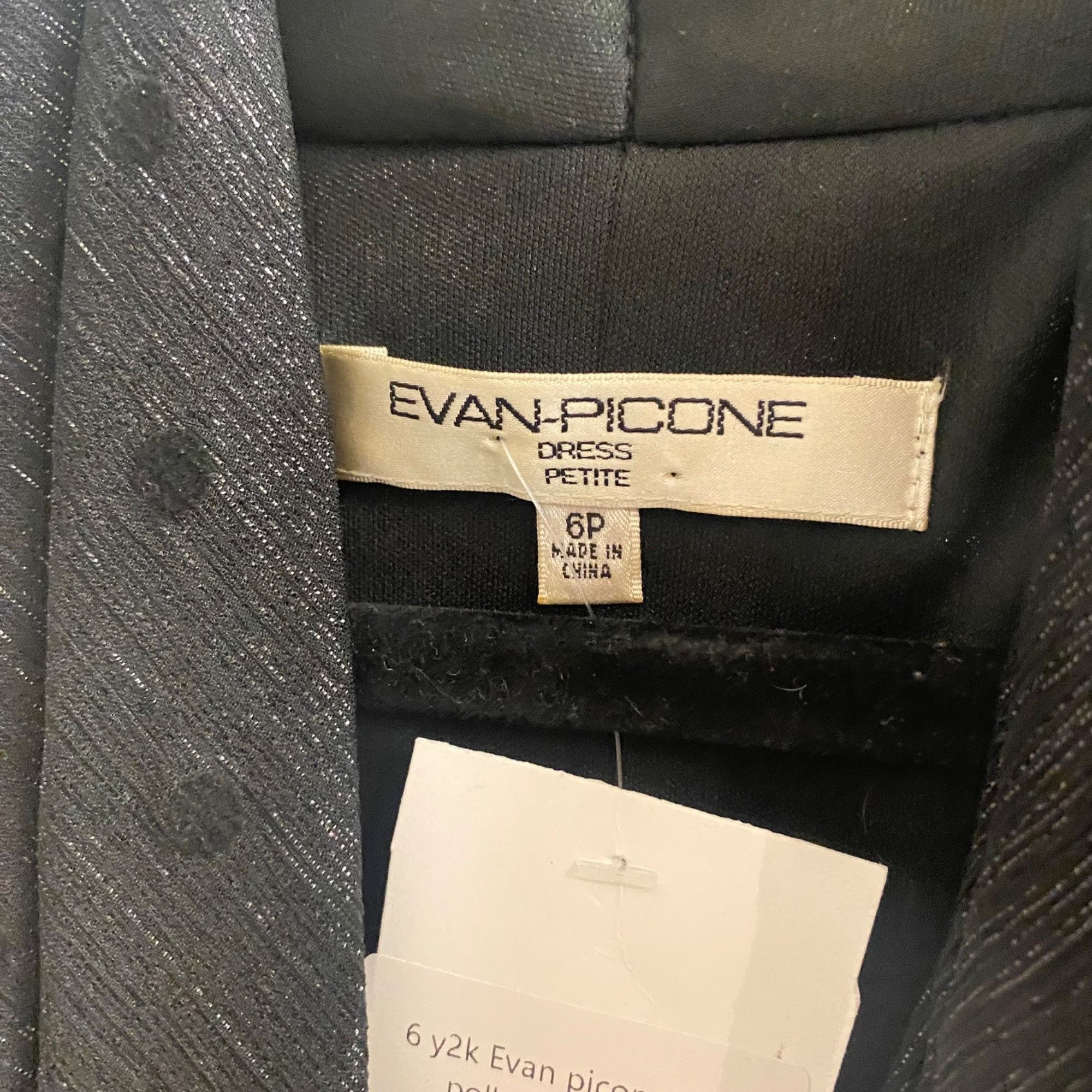 Evan Picone 6 | Y2K Evan PICONE Glitter Dress Size M / US 6-8 / IT 42-44 - 4 Thumbnail