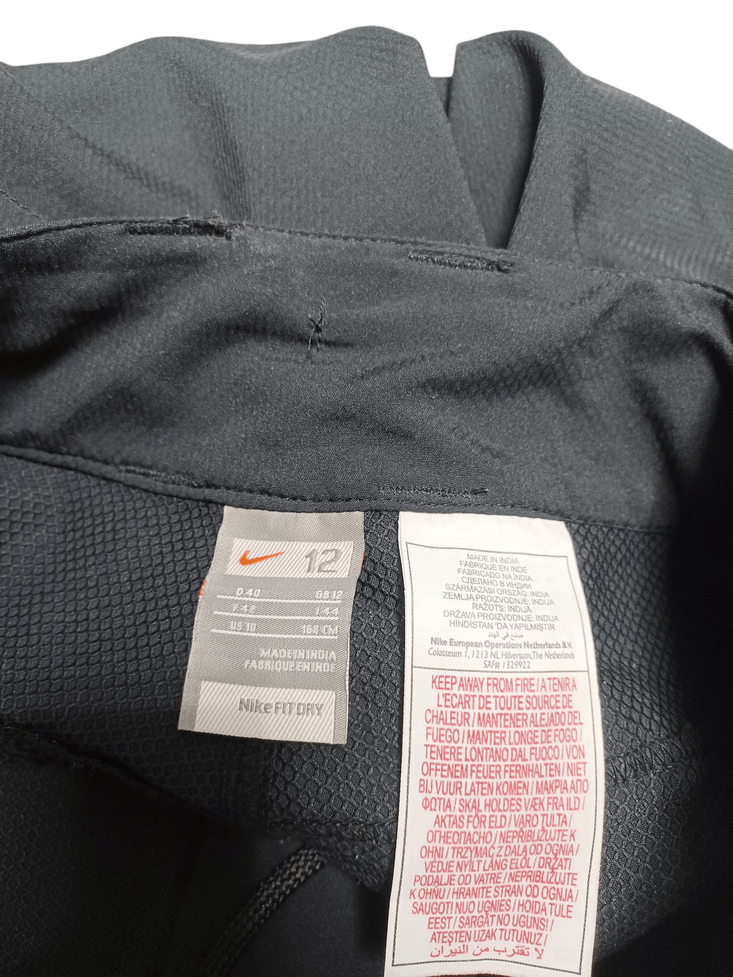 Nike 31 CM LEG OPENING NIKE FIRE FLARED NYLON VINTAGE TRACK PANTS Size US 33 - 7 Thumbnail