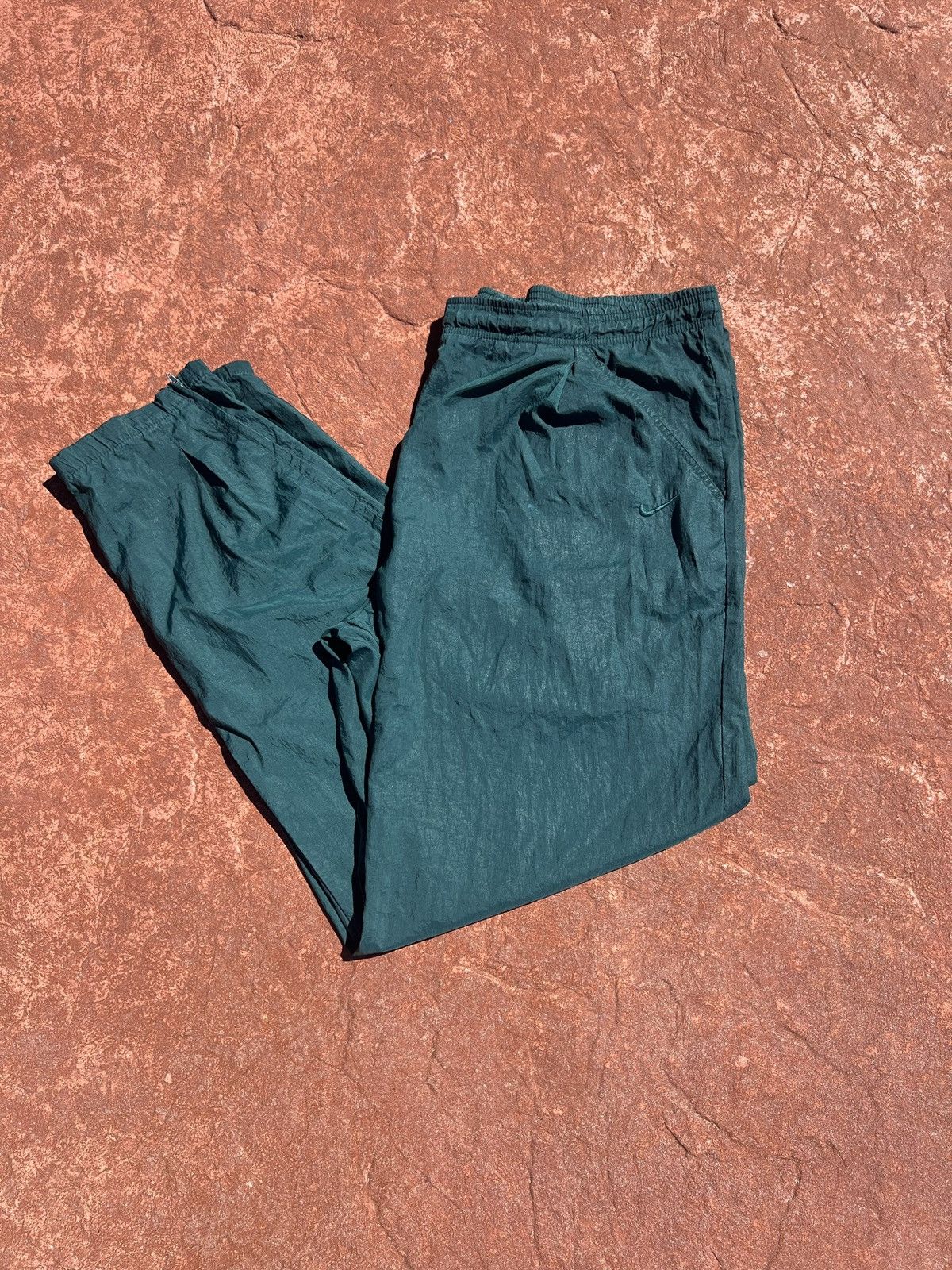 Nike Vintage 90’s Red Tag Nike Pine Green Track Pant Joggers Size US 38 / EU 54 - 1 Thumbnail