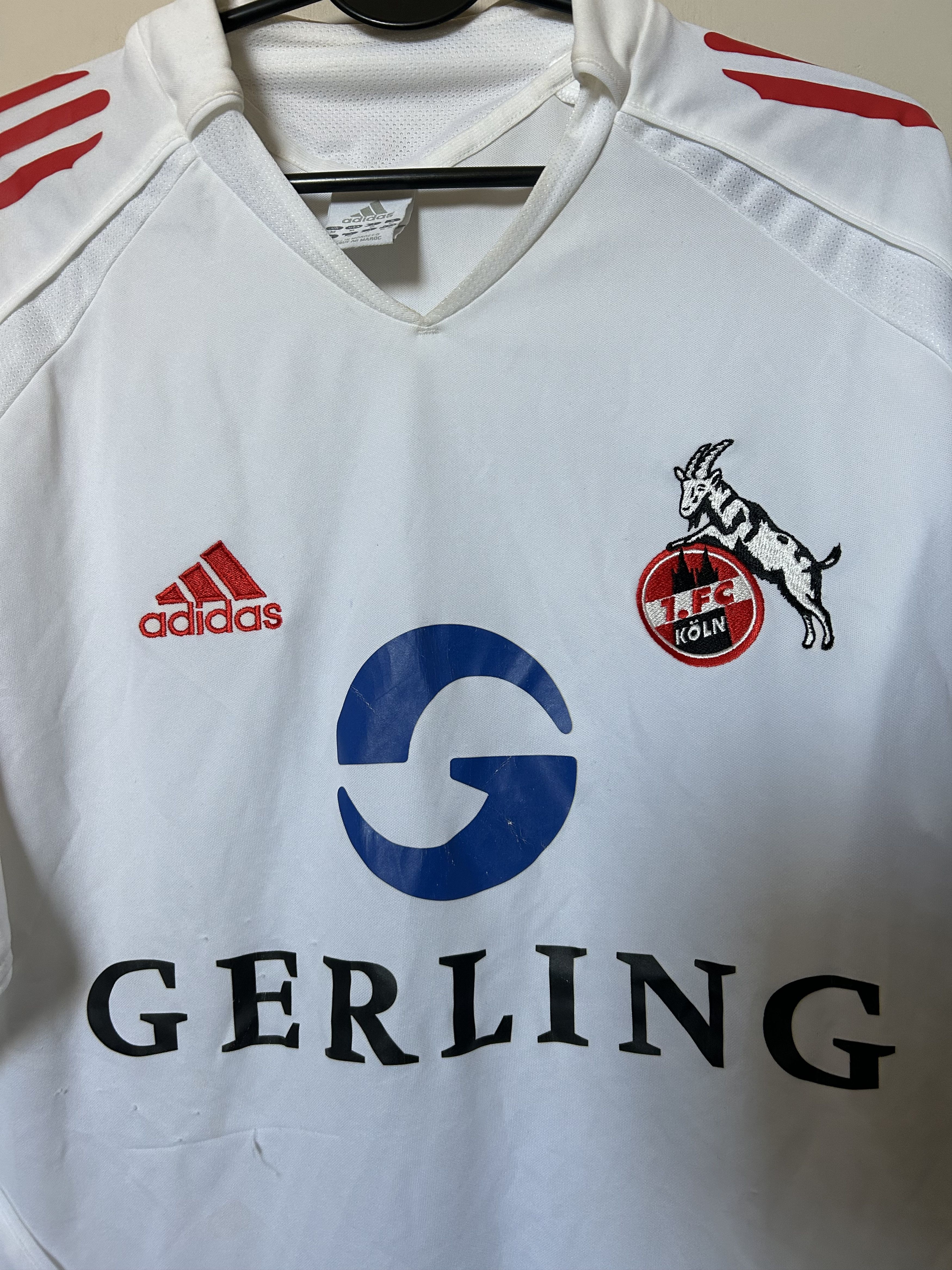 Adidas Vintage 1. FC KOLN nr 7 STREIT 2005 - 2006 adidas - M UNIQUE Size US M / EU 48-50 / 2 - 9 Thumbnail