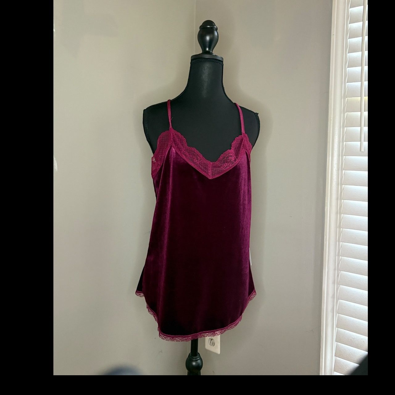 Anthropologie Anthropologie Velvet & Lace Camisole Size S / US 4 / IT 40 - 2 Thumbnail