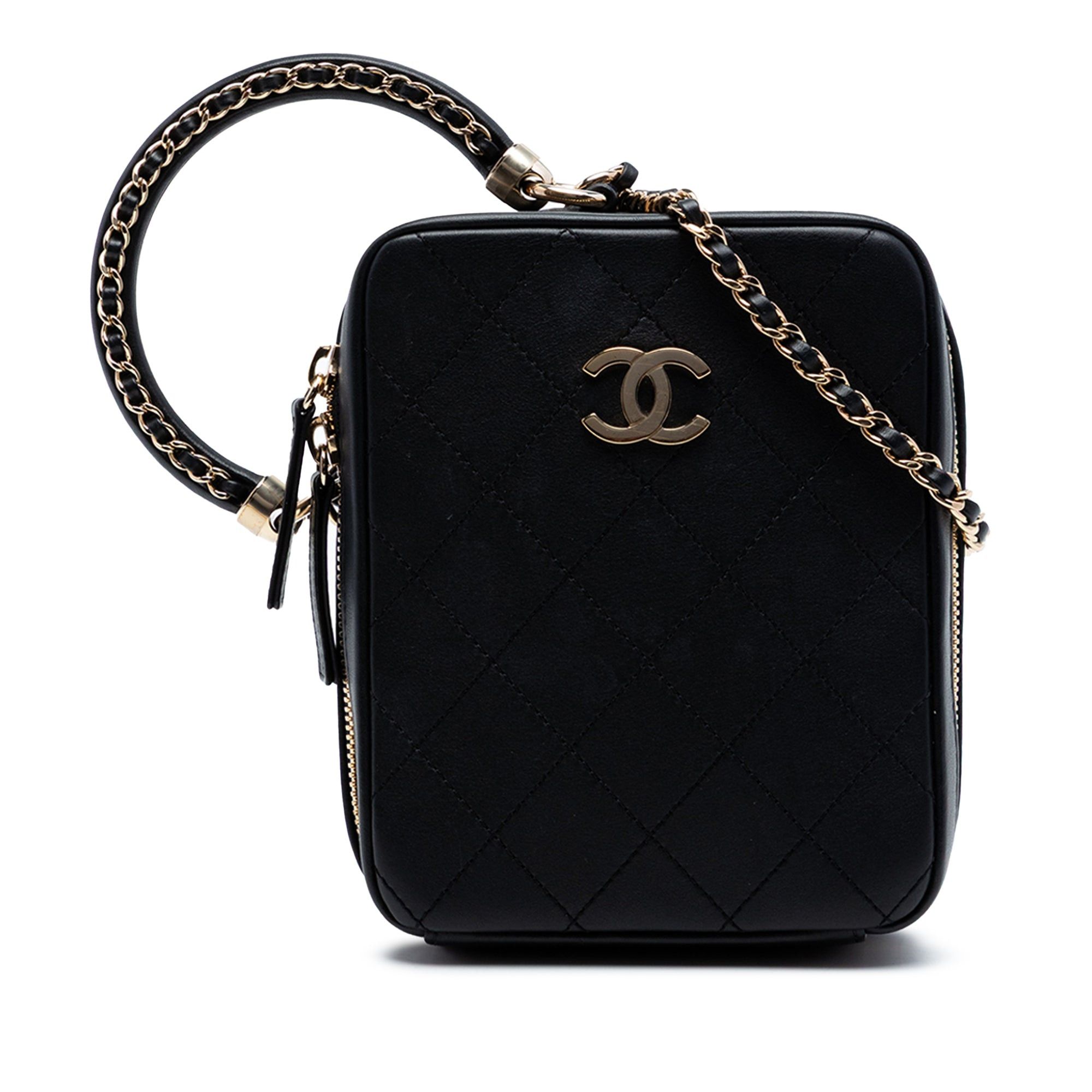 Chanel Calfskin Stitched Cup Of Tea Vanity Case Size ONE SIZE - 1 Thumbnail