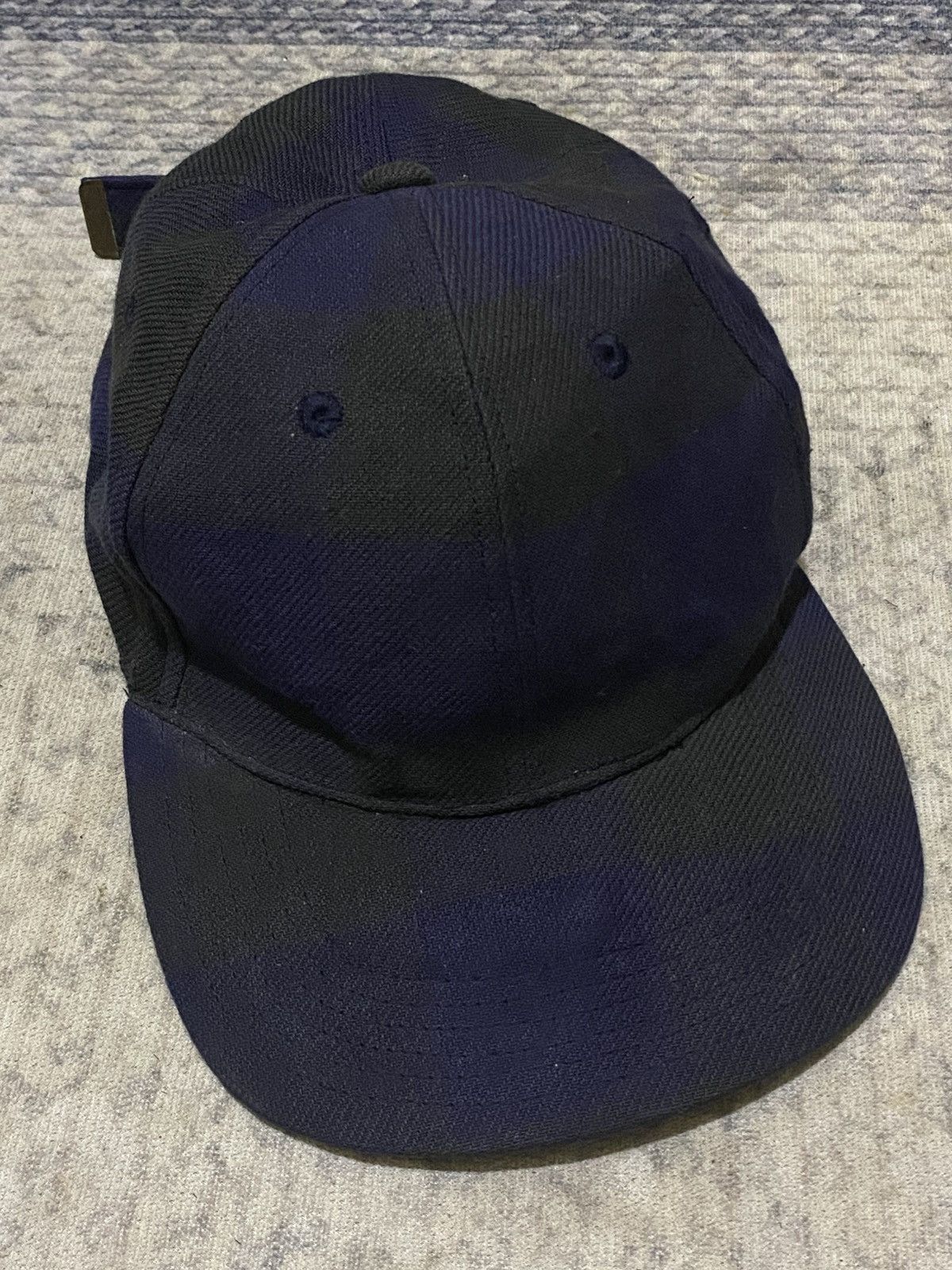 Hysteric Glamour × If Six Was Nine × Japanese Brand SON OF THE CHEESE 'TOO SHY BLOCK CAP' BLUE RUSTY BLACK CLR Size ONE SIZE - 3 Thumbnail