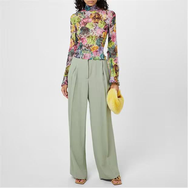 Dries Van Noten o1g2r1mq1024 Floral Chaman Blouse in Multicolor Size M / US 6-8 / IT 42-44 - 6 Thumbnail