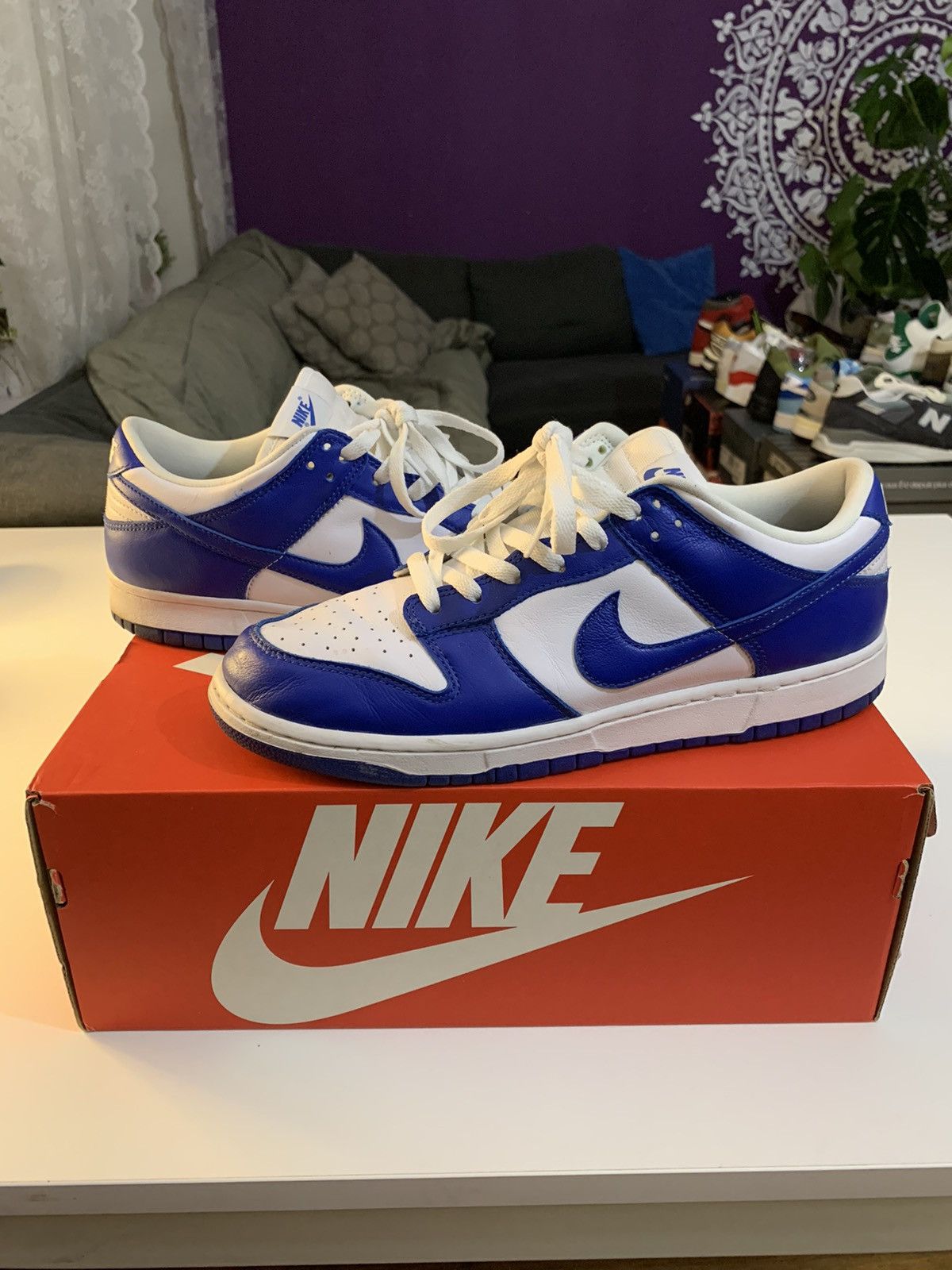 Nike Nike Dunk Low Retro SP Kentucky sz 10.5 Size US 10.5 / EU 43-44 - 1 Thumbnail