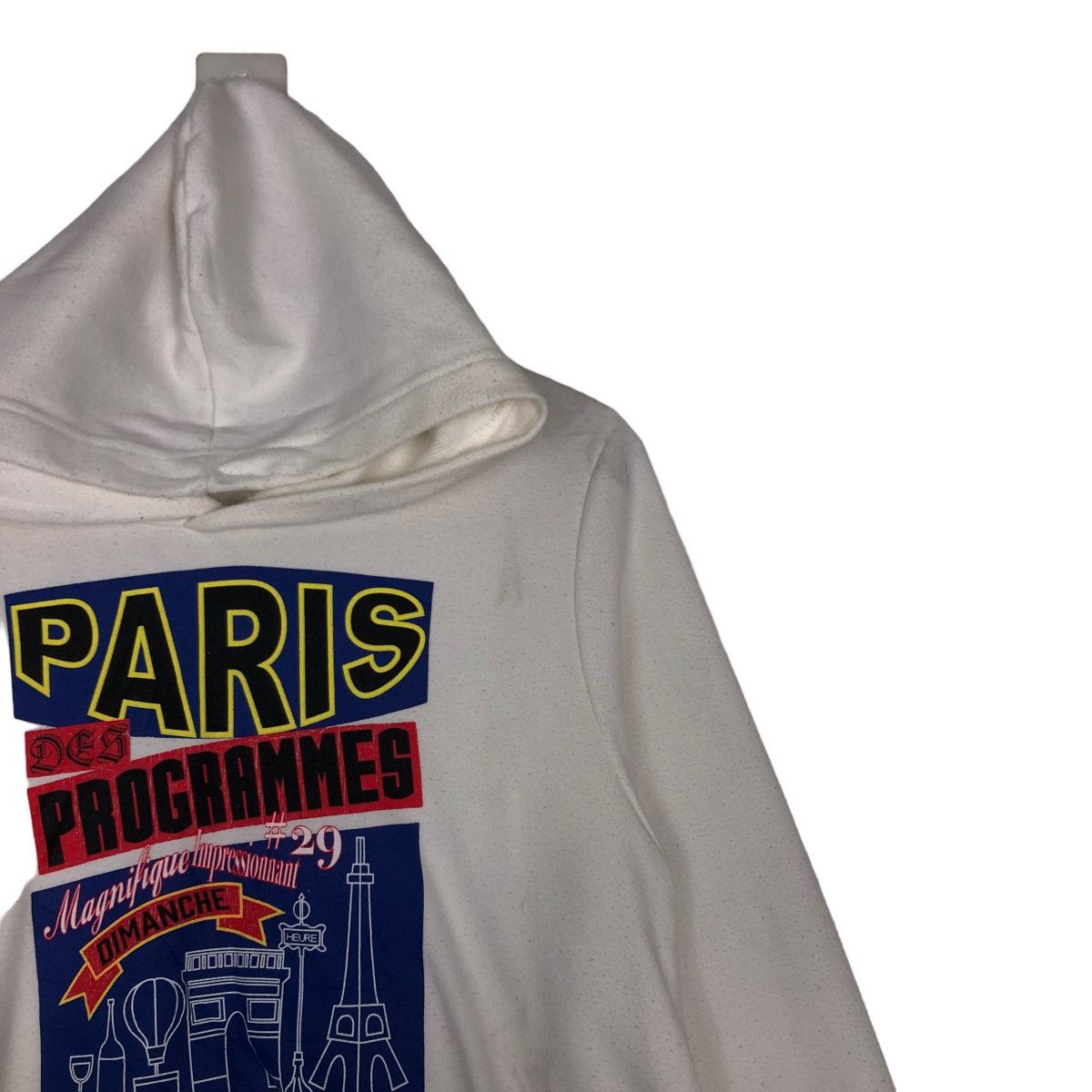 Hysteric Glamour 🔥 Vtg Hoodie Pull Over Paris Program Big Logo Spell Out Size US M / EU 48-50 / 2 - 6 Thumbnail