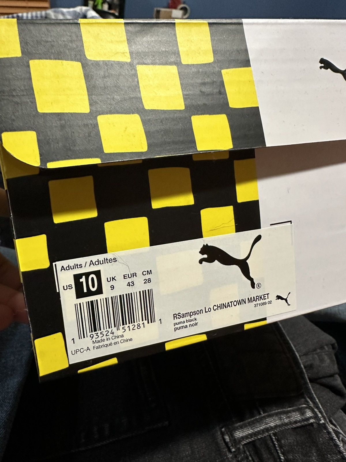Market × Puma Puma Chinatown Market Black Ralph Sampson Low Size US 10 / EU 43 - 7 Thumbnail