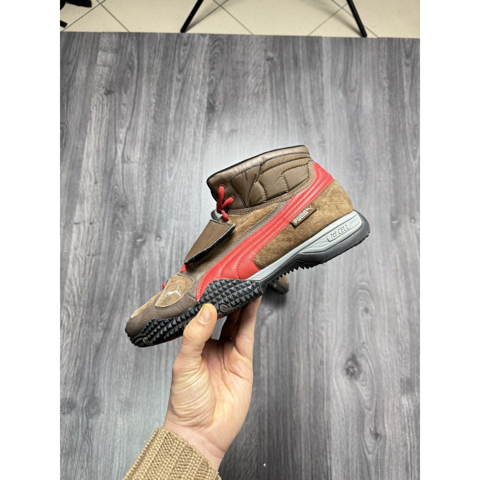Japanese Brand × Puma × Vintage Puma 2000s Vintage Cell Archive Sneaker Shoes Size US 9.5 / EU 42-43 - 9 Thumbnail