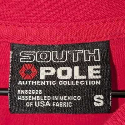 Southpole Deadstock Vintage 90s South Pole Long Sleeve T-Shirt Red Gra Size US S / EU 44-46 / 1 - 7 Thumbnail