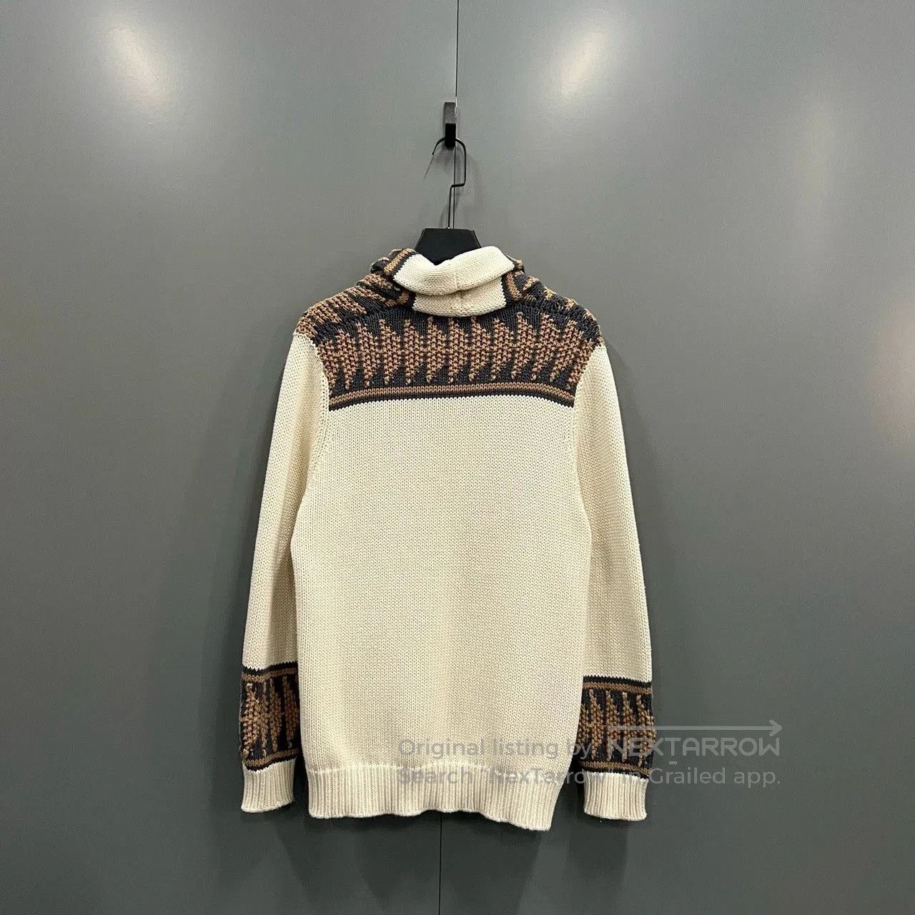 Brunello Cucinelli Brunello Cucinelli Patchwork Knit Cardigan. Size US L / EU 52-54 / 3 - 2 Thumbnail