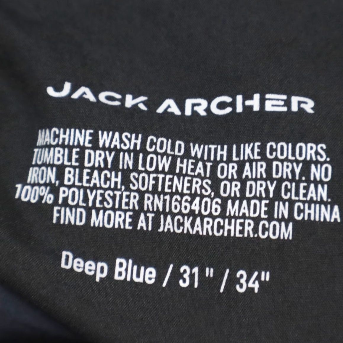Vintage Jack Archer Jetsetter Charcoal Men’s 31 Pants Slim Golf Woven Polyester 34 Inseam 31 Size US 31 - 6 Thumbnail