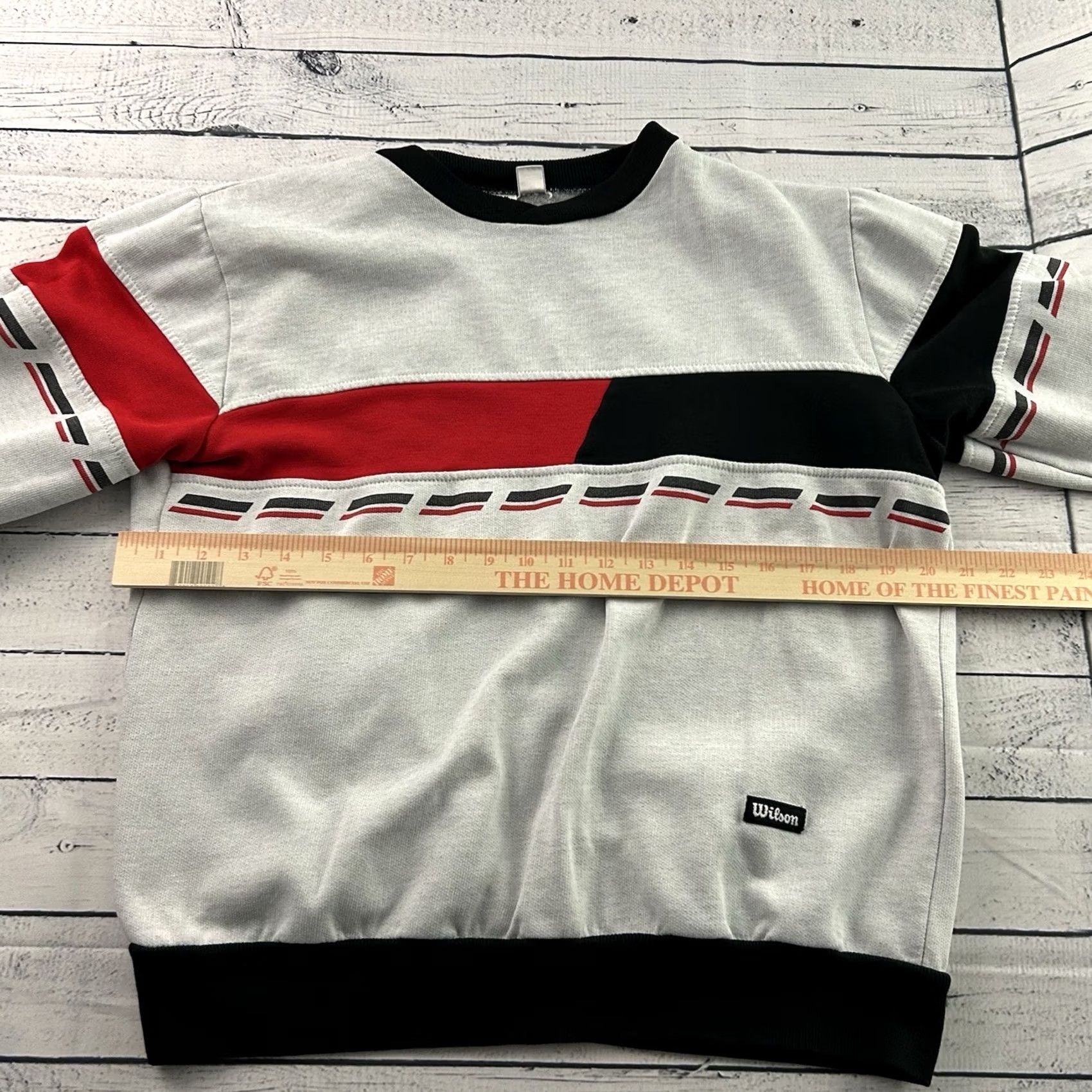Wilson VINTAGE Wilson Sweatshirt Men M Black Gray Red Black Crewneck Long Sleeve Logo Pullover Winter Fall Spring Size US M / EU 48-50 / 2 - 4 Thumbnail