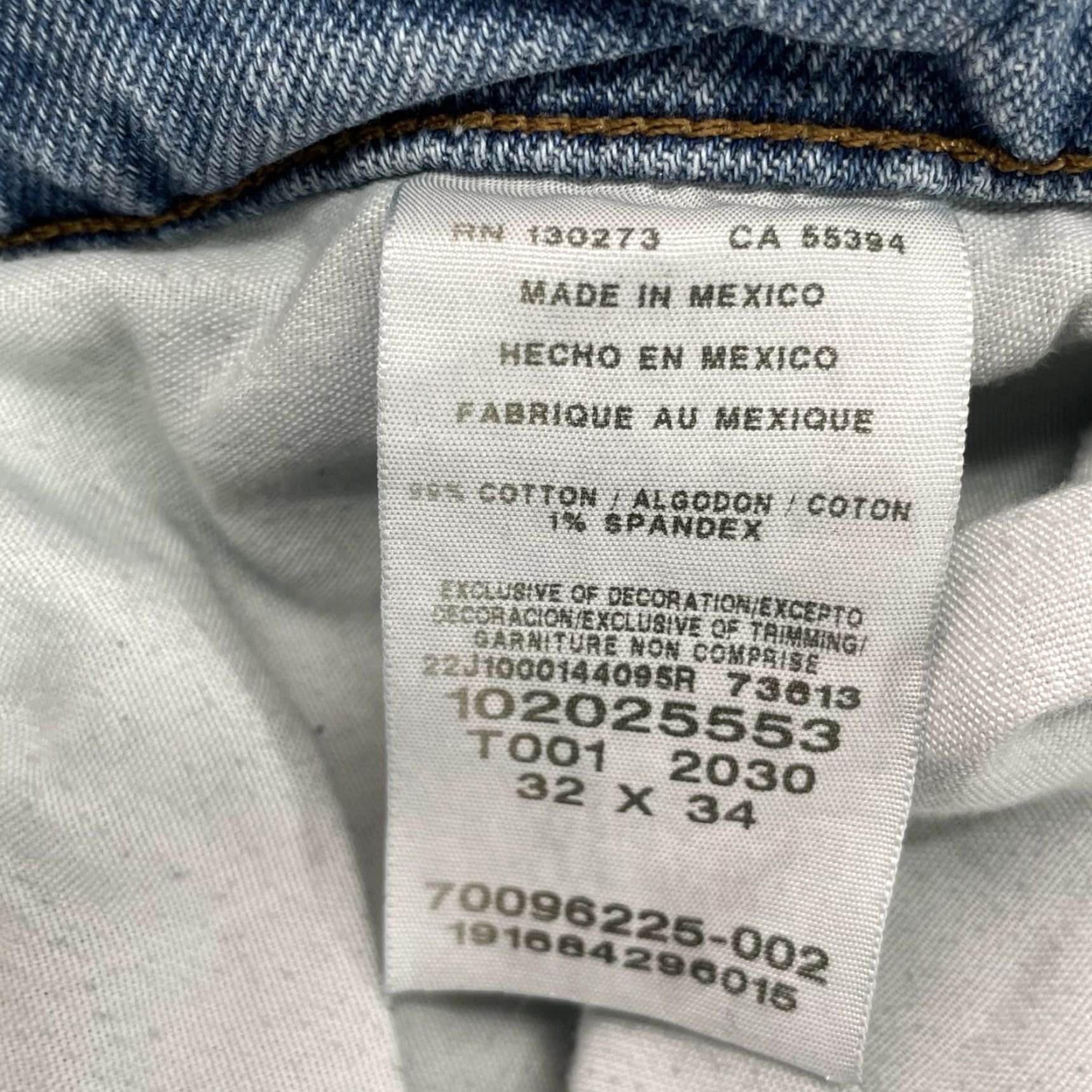 Lee VINTAGE Lee Jeans Men 32x32 Relaxed Straight Denim 90s Workwear Streetwear Y2k blue 32x32 5-Pocket Mens Jeans Size US 32 / EU 48 - 7 Thumbnail