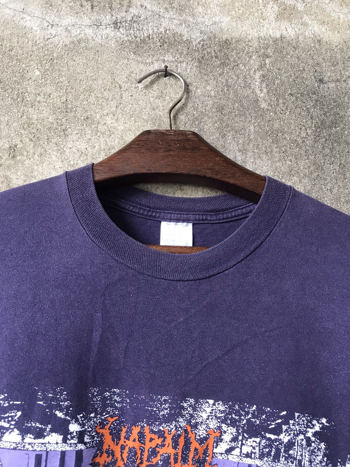 Band Tees × Vintage Vintage 90s Naplam Death Shirt Size US XL / EU 56 / 4 - 4 Thumbnail